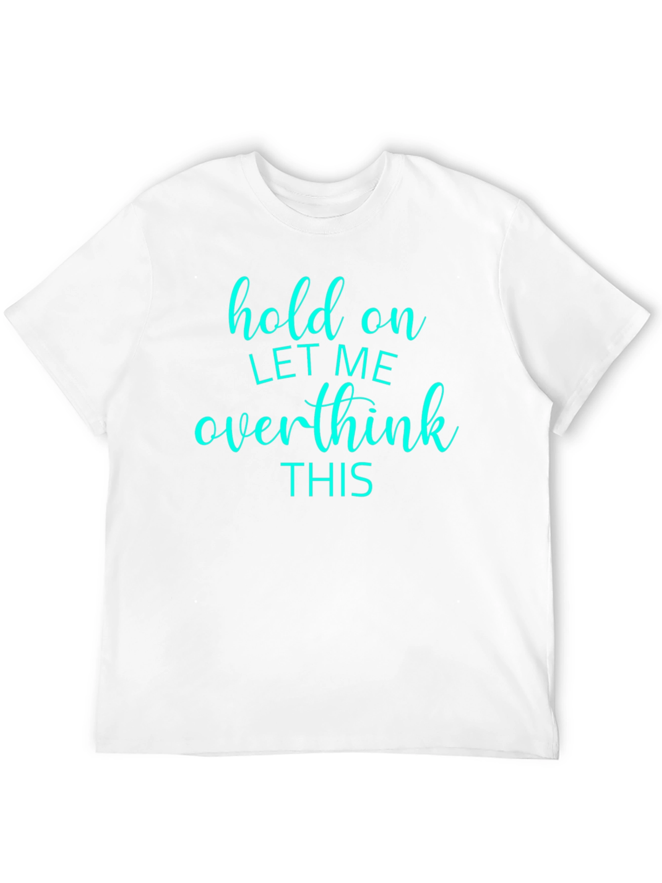 Black Overthink This Graphic Tee - Men's Black T-Shirt view 12