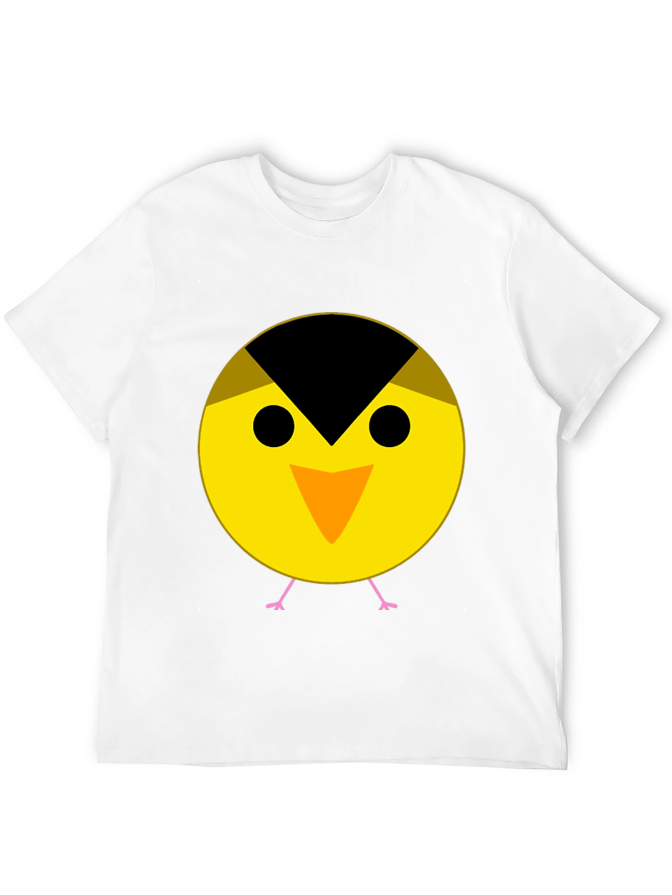 Black Cute Bird Graphic Tee - Black view 12
