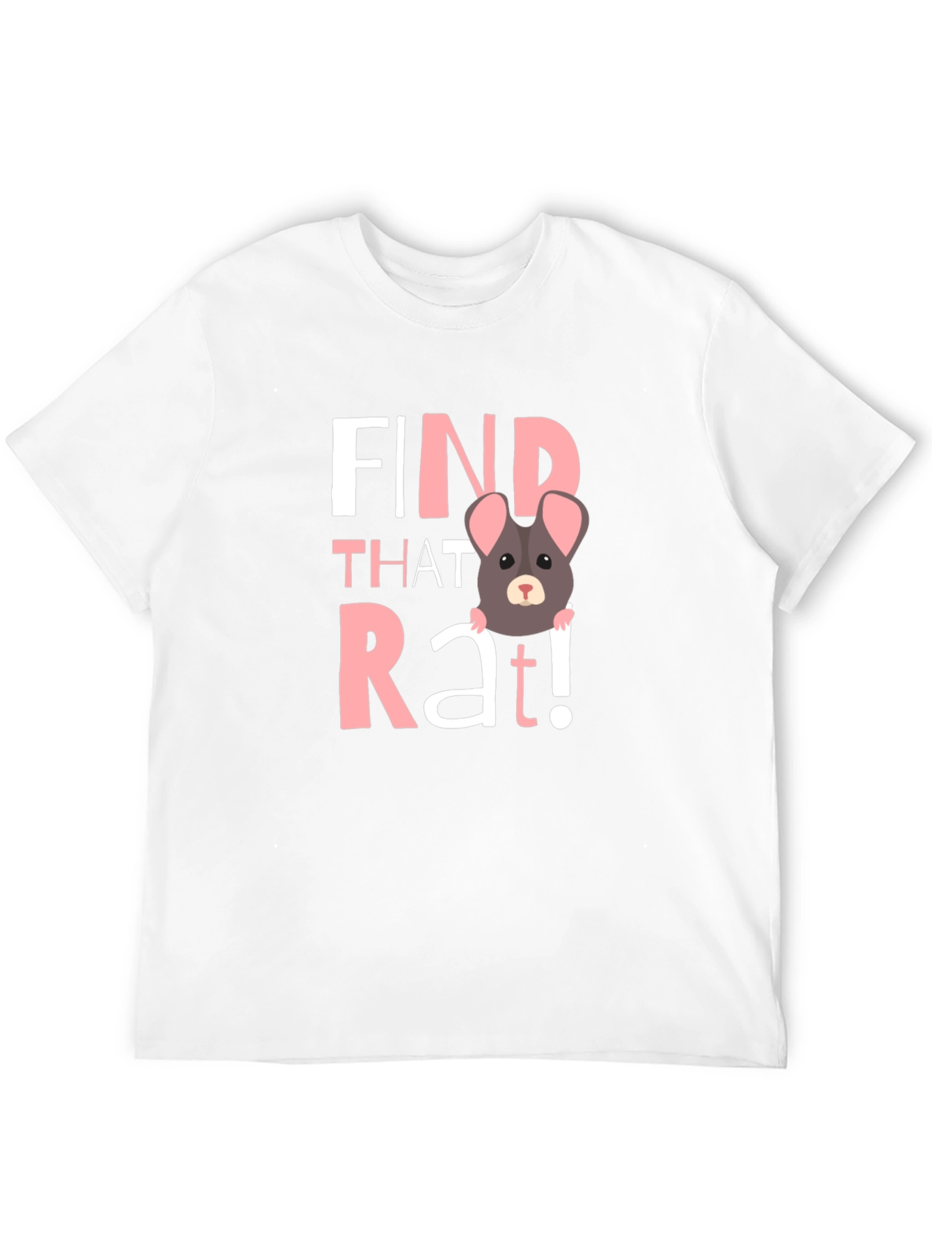 Black Find That Rat! Graphic T-Shirt  view 12