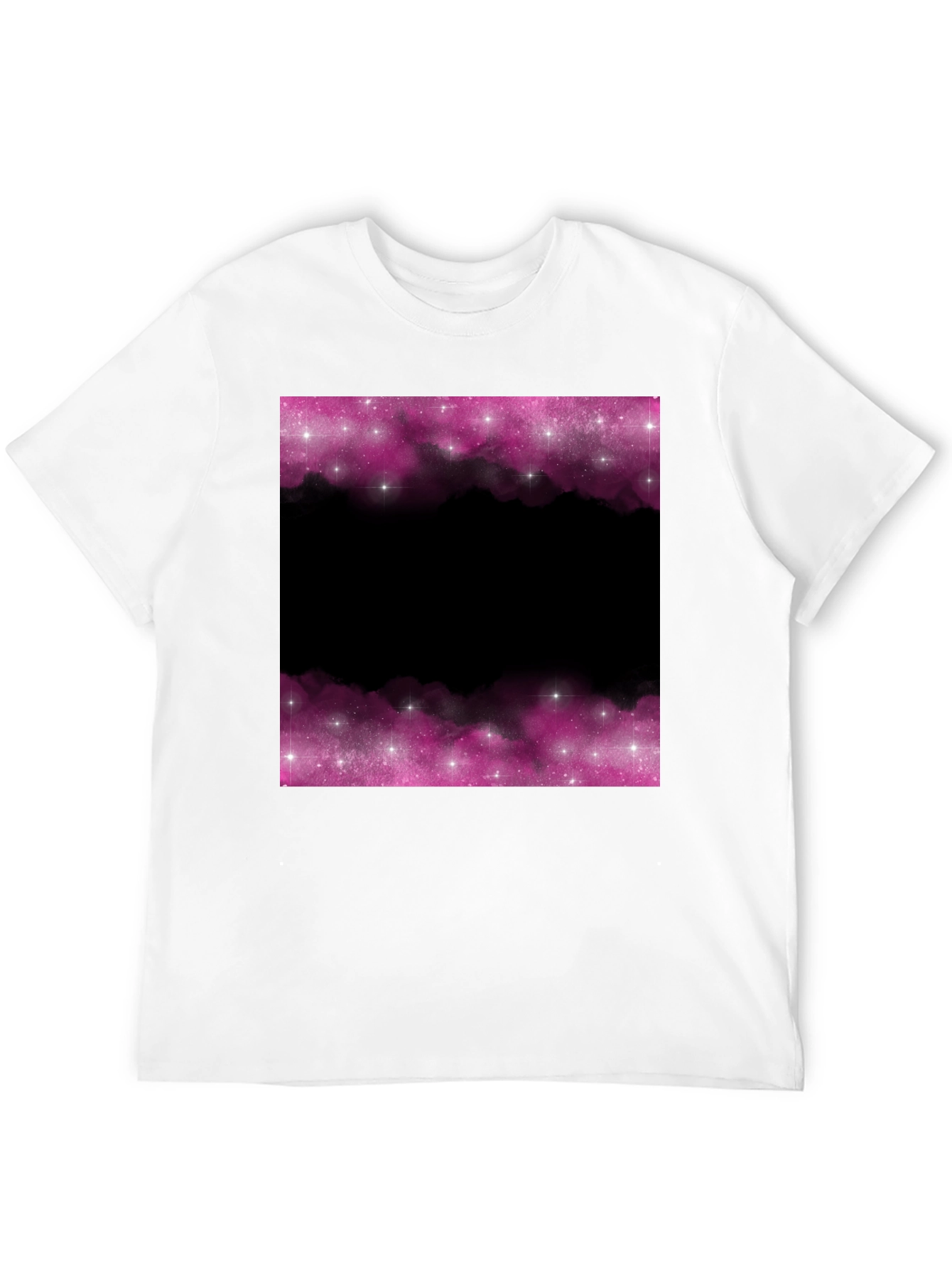 Black Galaxy Dreams T-Shirt - Black Space Design view 12