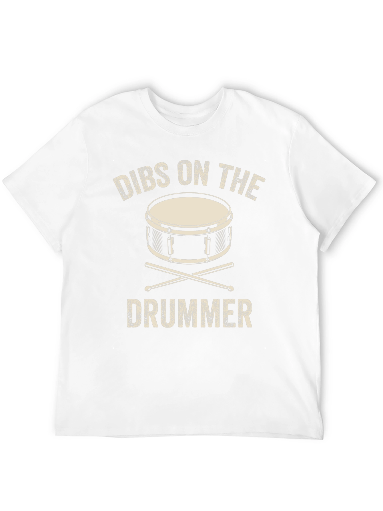 Black Dibs on the Drummer Graphic T-Shirt - Music Lover Tee view 12
