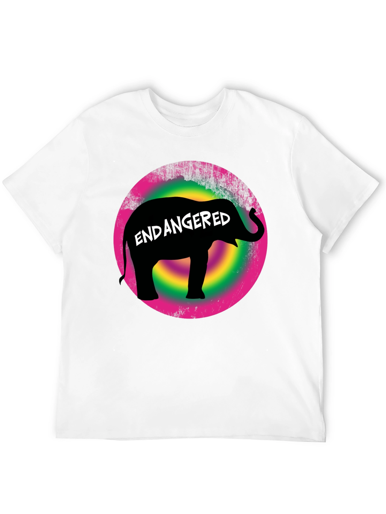 Endangered Elephant Graphic T-Shirt - 12