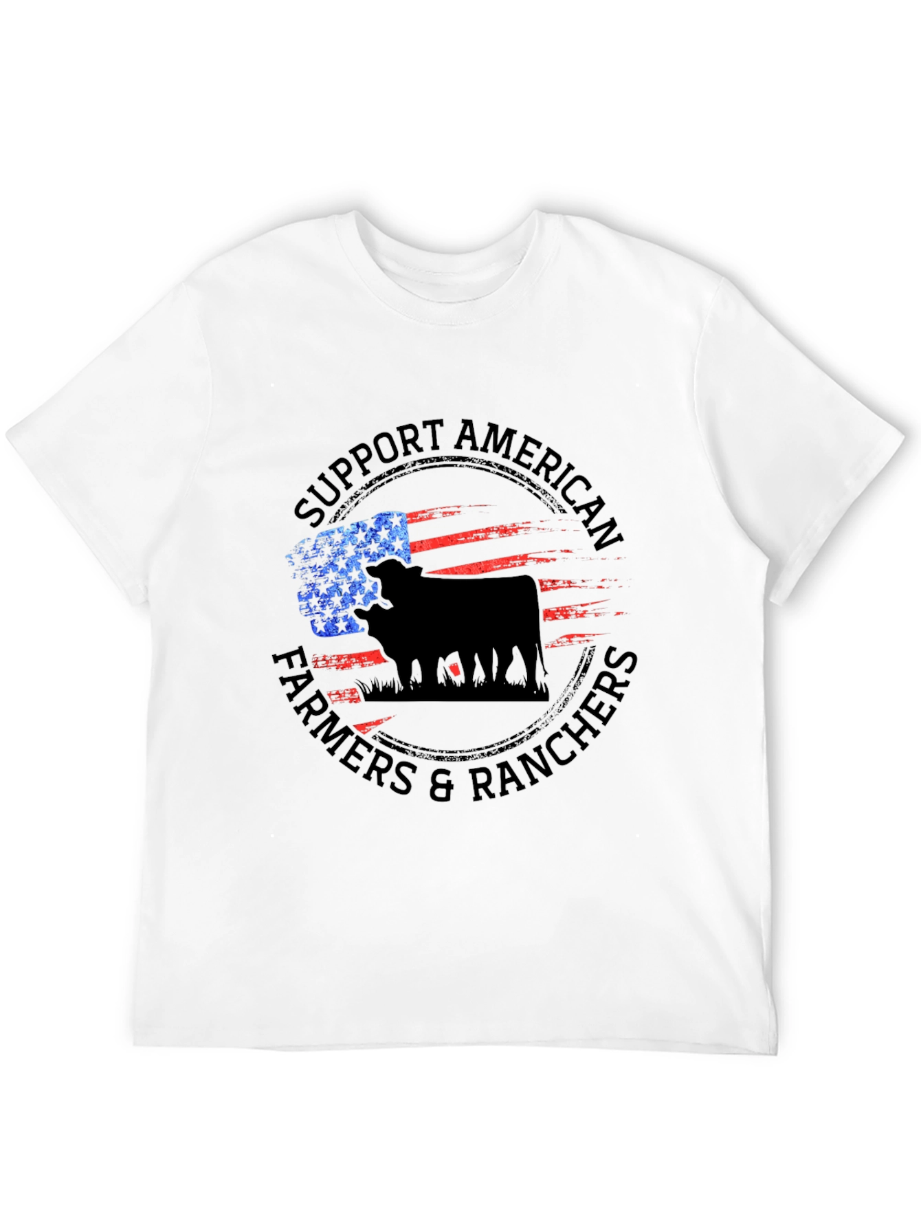 Support American Farmers & Ranchers Graphic Tee - 12