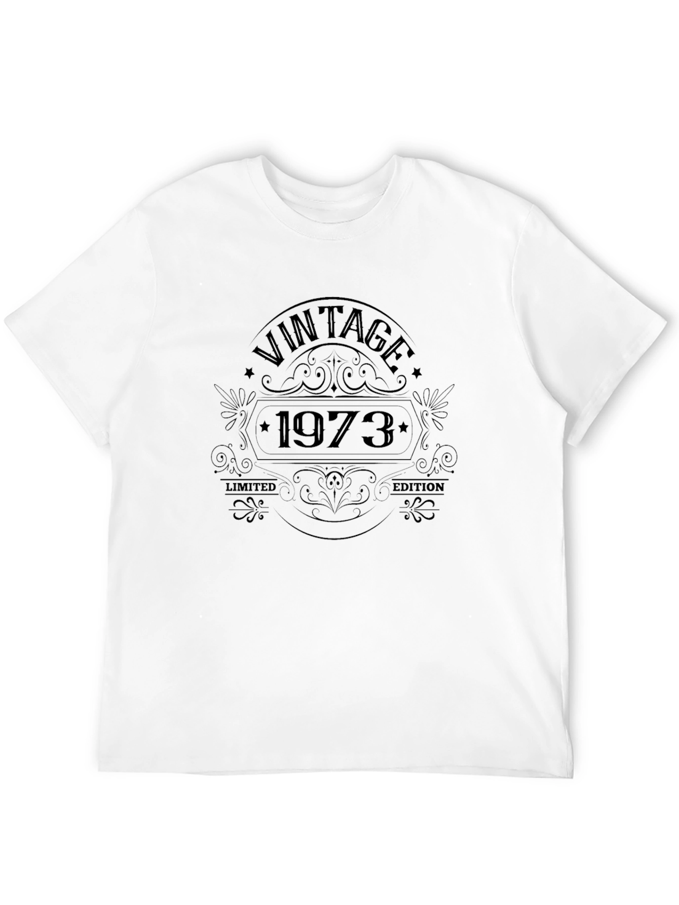 Black Vintage 1973 Limited Edition Black T-Shirt view 12