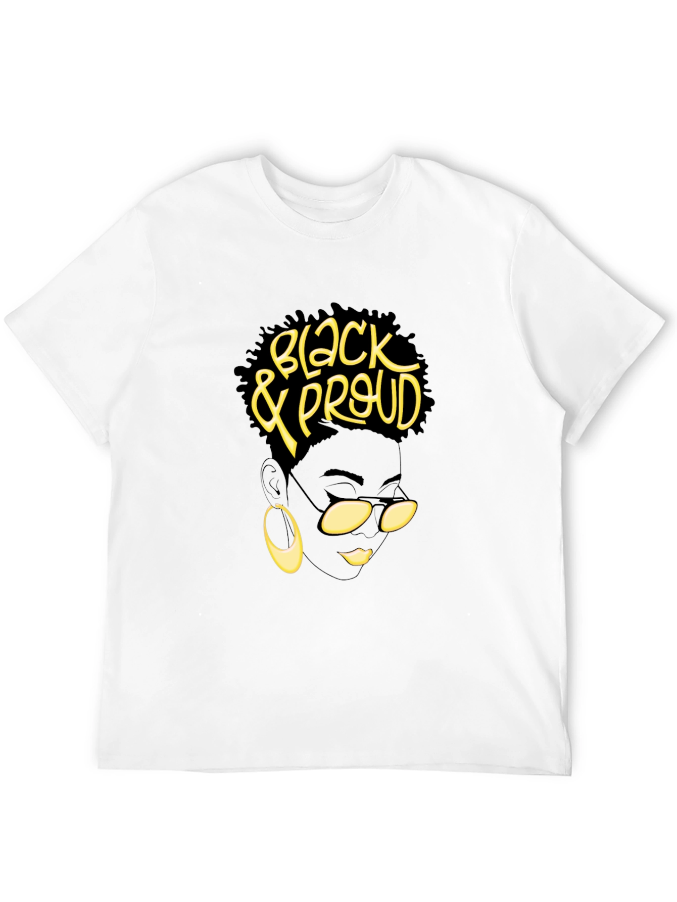 Black & Proud Graphic Tee - Stylish Statement T-Shirt - 12