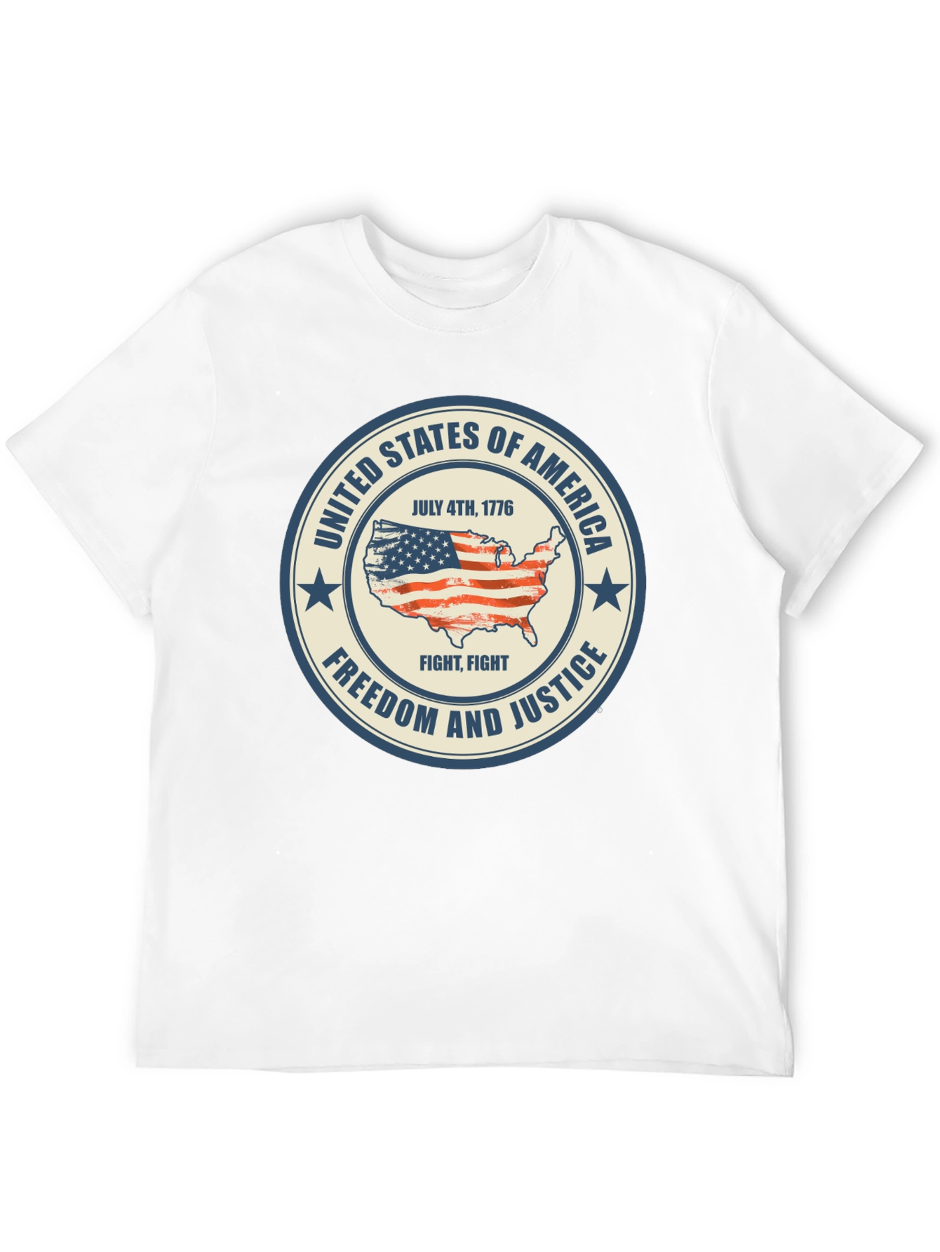 Black United States Patriotic T-Shirt view 12