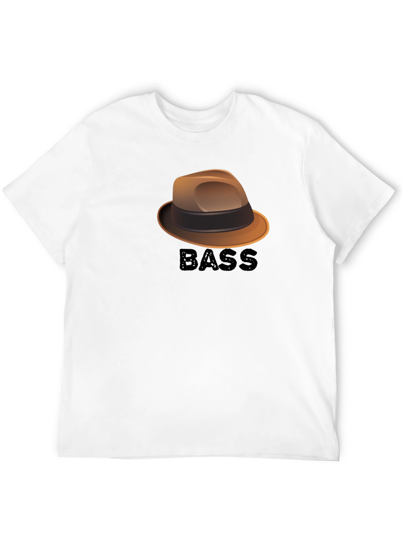 Black Bass Hat Graphic T-Shirt - Cool Music Lover Tee view 12