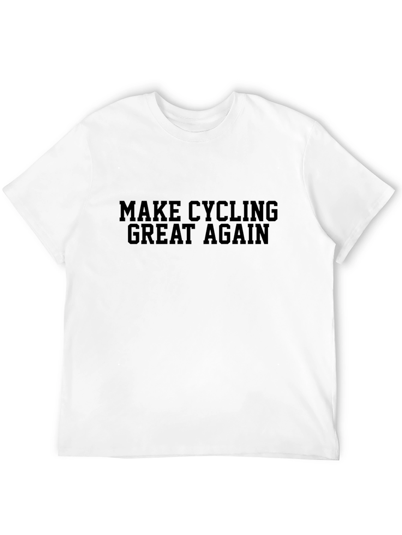 Black Make Cycling Great Again - Black T-Shirt view 12