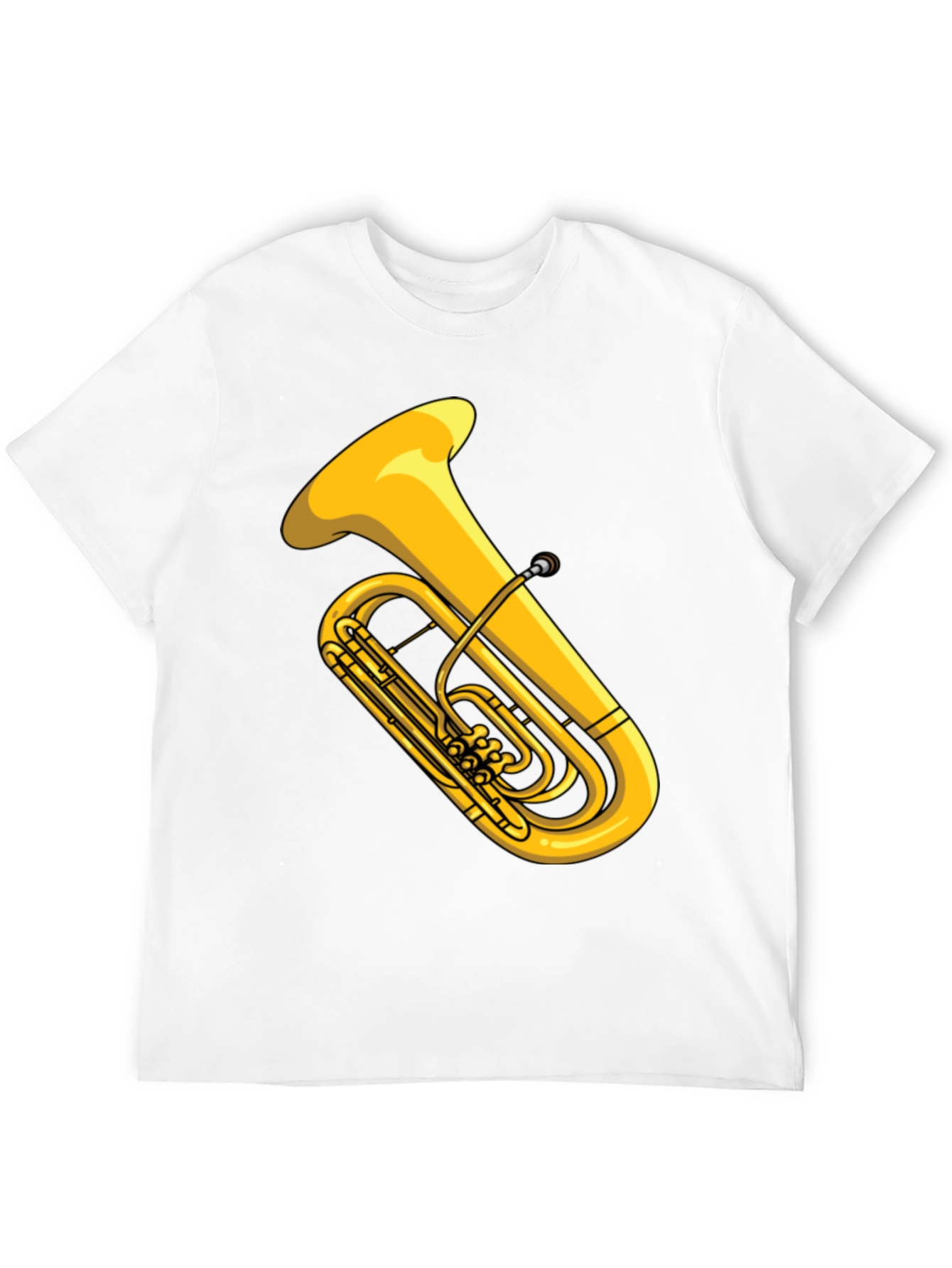 Black Tuba Graphic Tee - Musical Instrument Shirt view 12