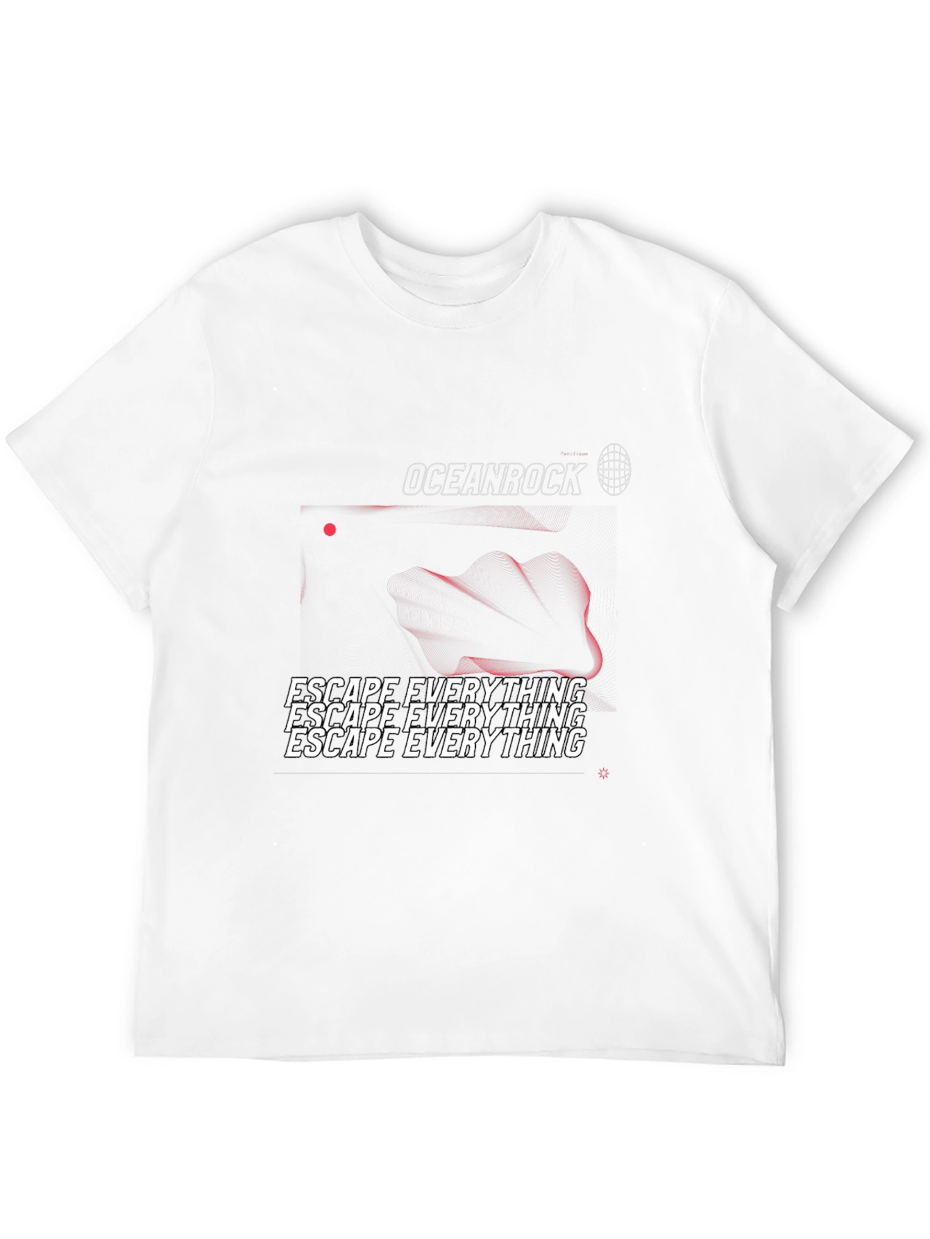 Black Oceanrock Escape Everything Graphic Tee view 12