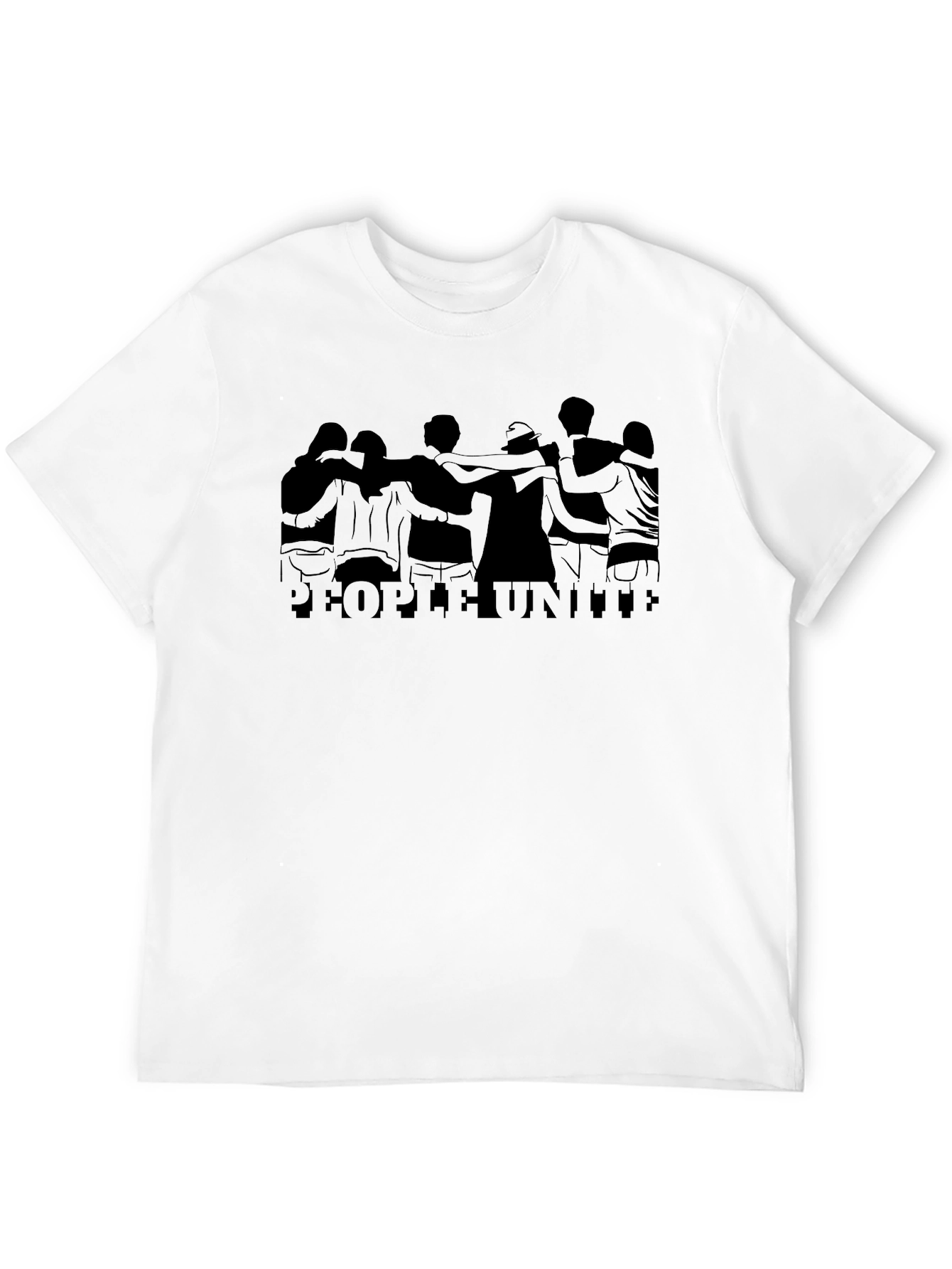 Black People United Graphic Tee - Black view 12