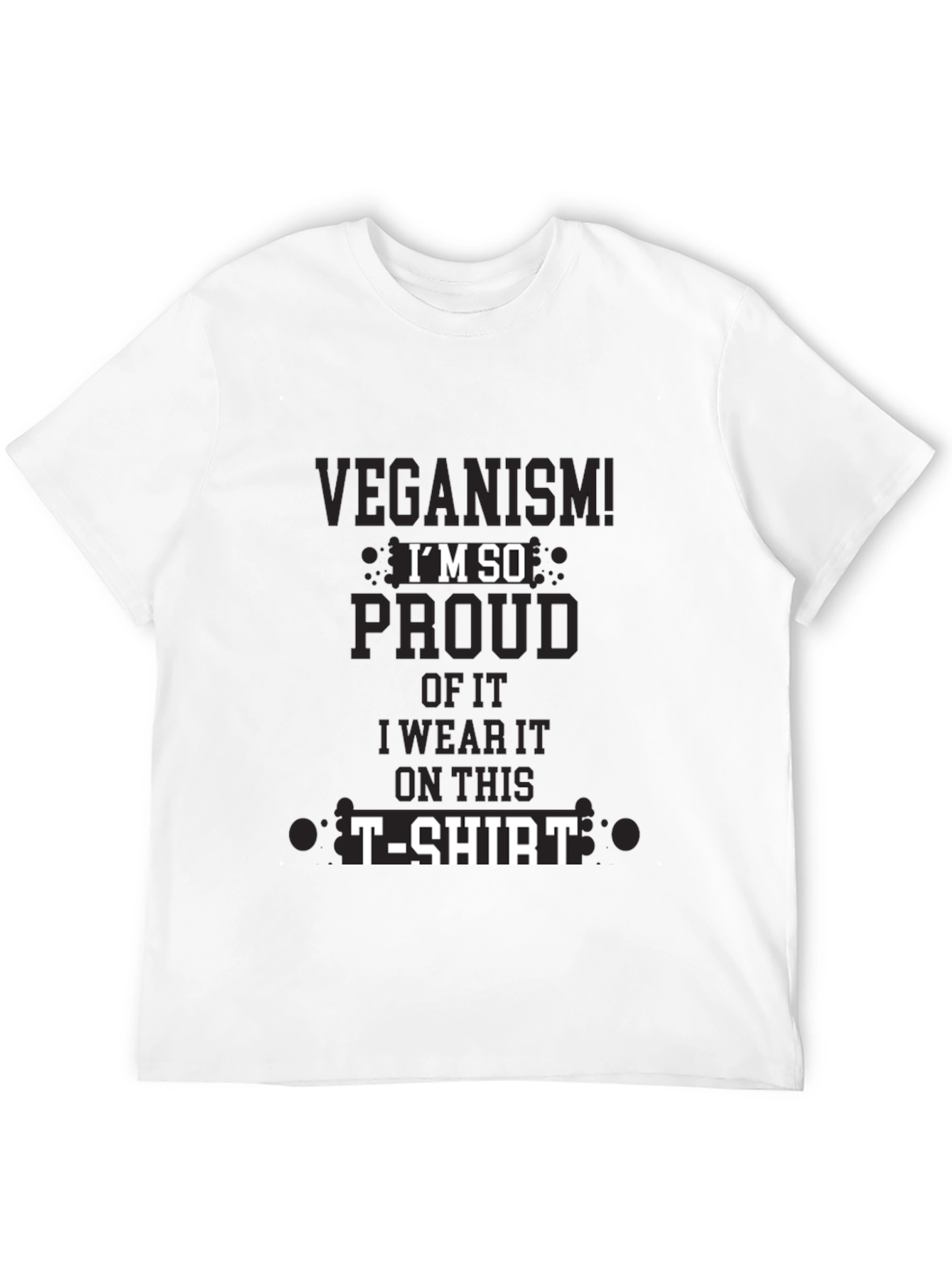 Black Veganism Pride T-Shirt - Soft Cotton Tee view 12