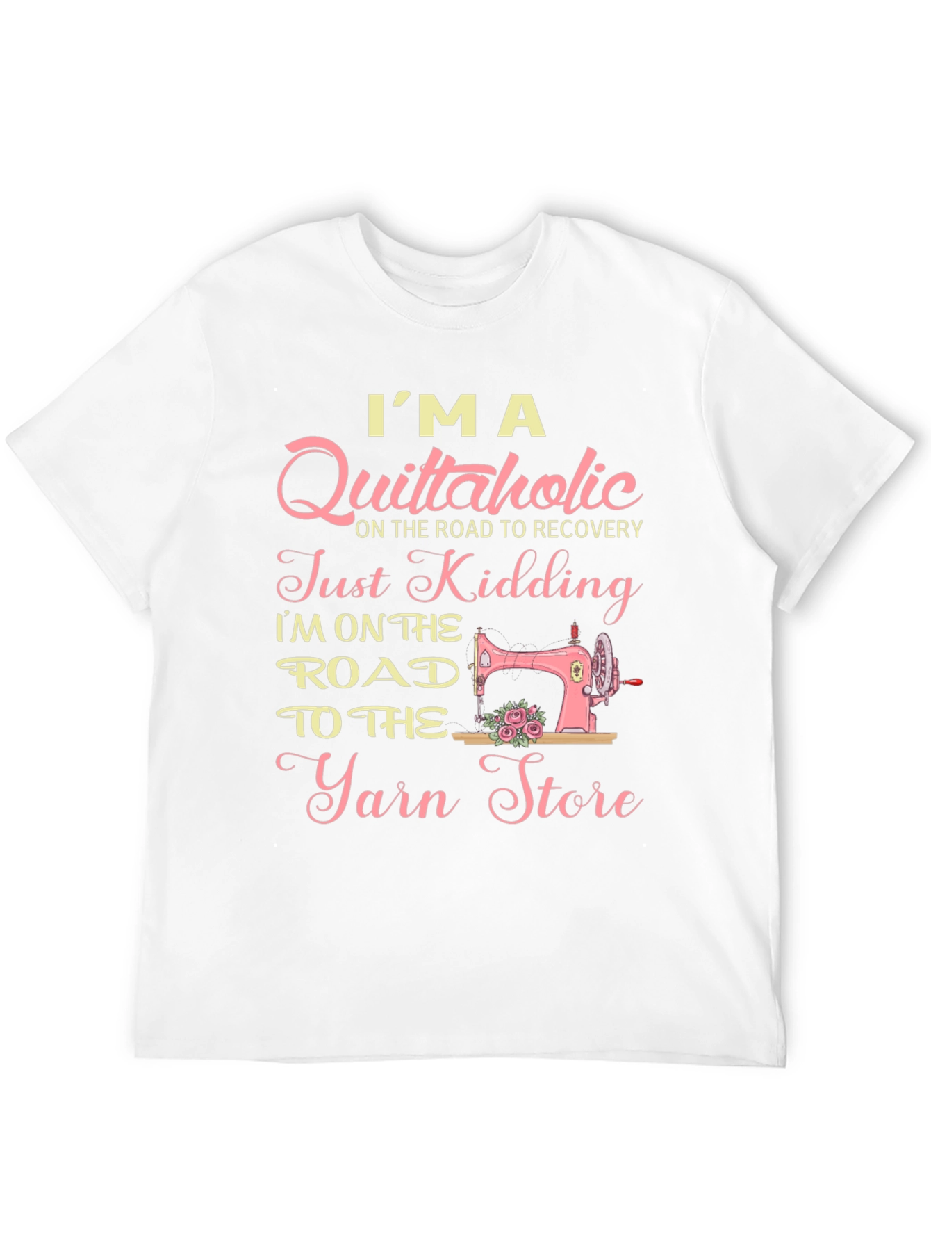 Black Quittaholic Yarn Store T-Shirt view 12