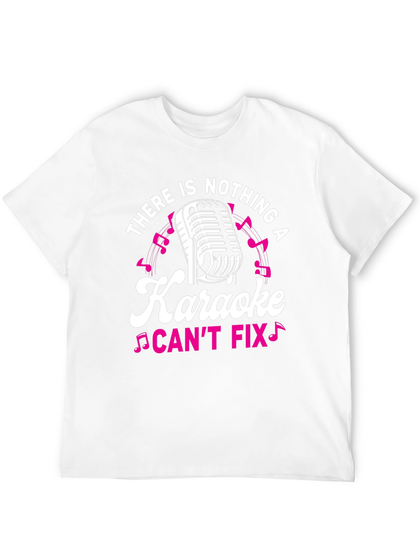 Black Karaoke Fix T-Shirt - Music Lover Tee view 12