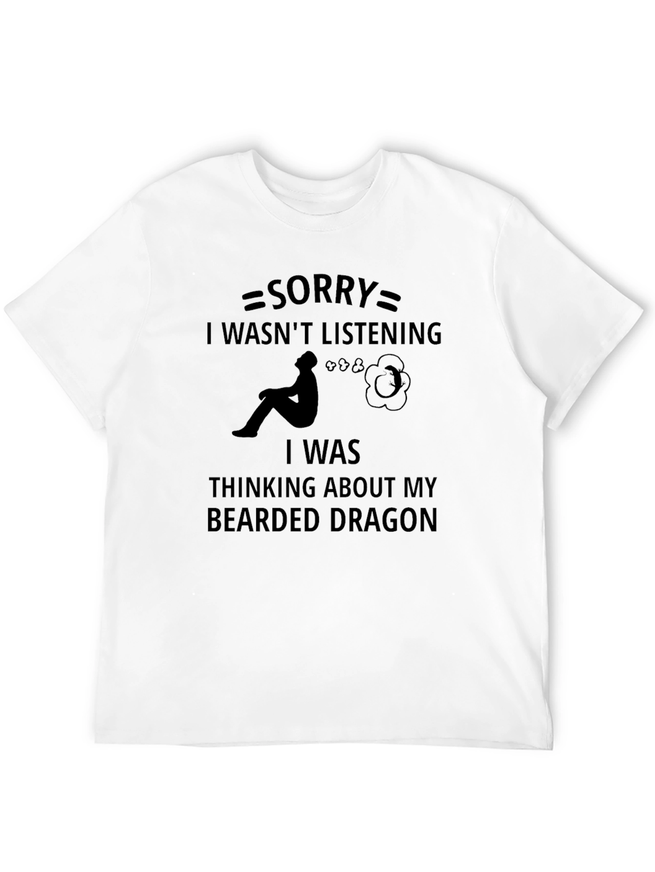 Black Bearded Dragon Lover T-Shirt Funny Novelty Tee view 12