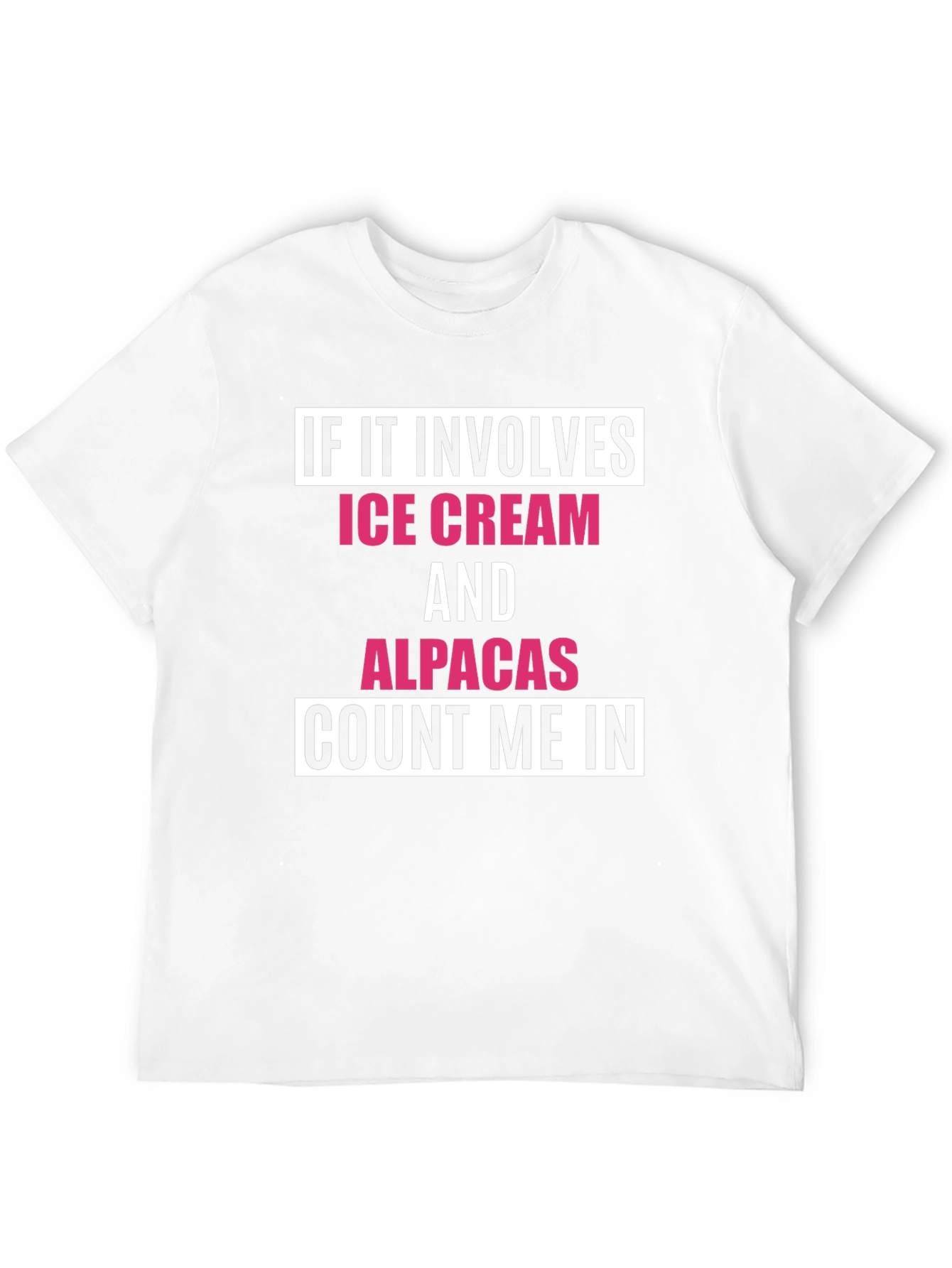 Black Ice Cream & Alpacas T-Shirt - Count Me In view 12