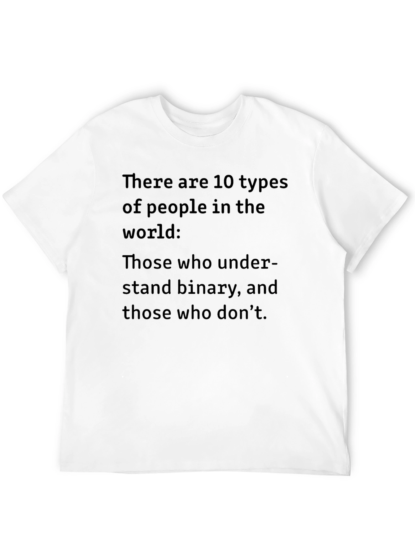 Black Binary Humor T-Shirt - Programmer Gift view 12