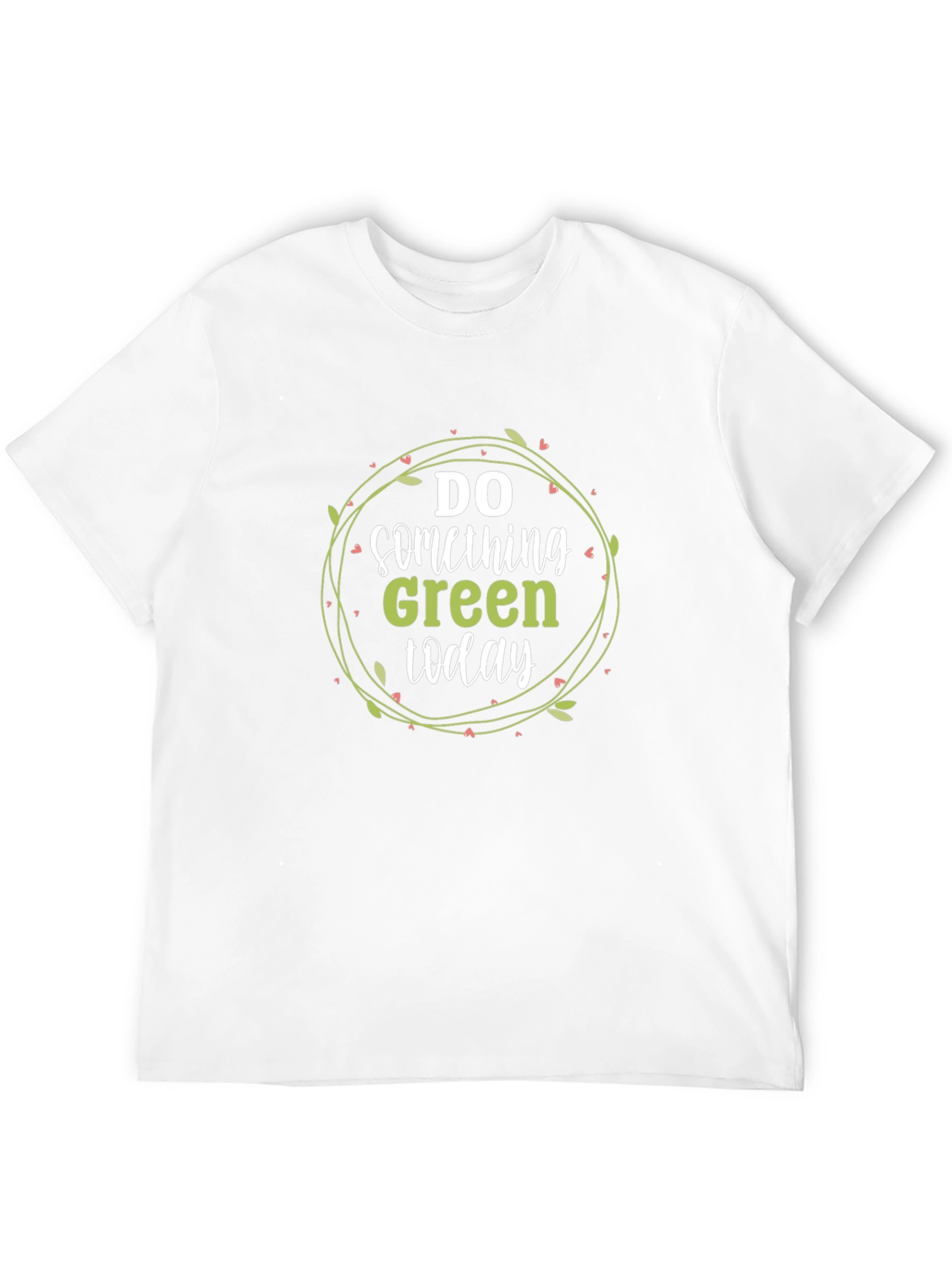 Black Go Green T-Shirt: Do Something Green Today view 12