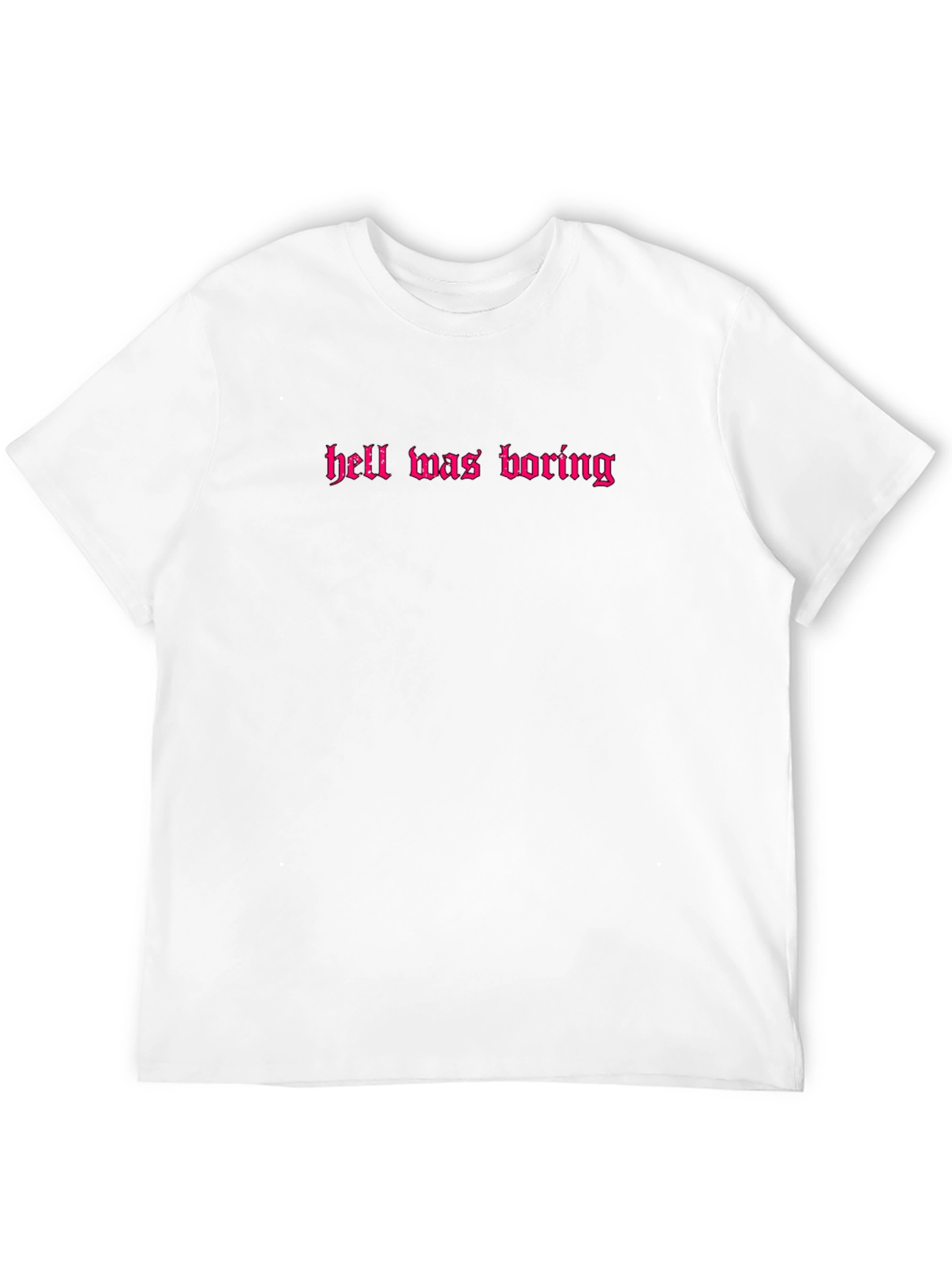 Black Hell Was Boring Graphic Tee view 12