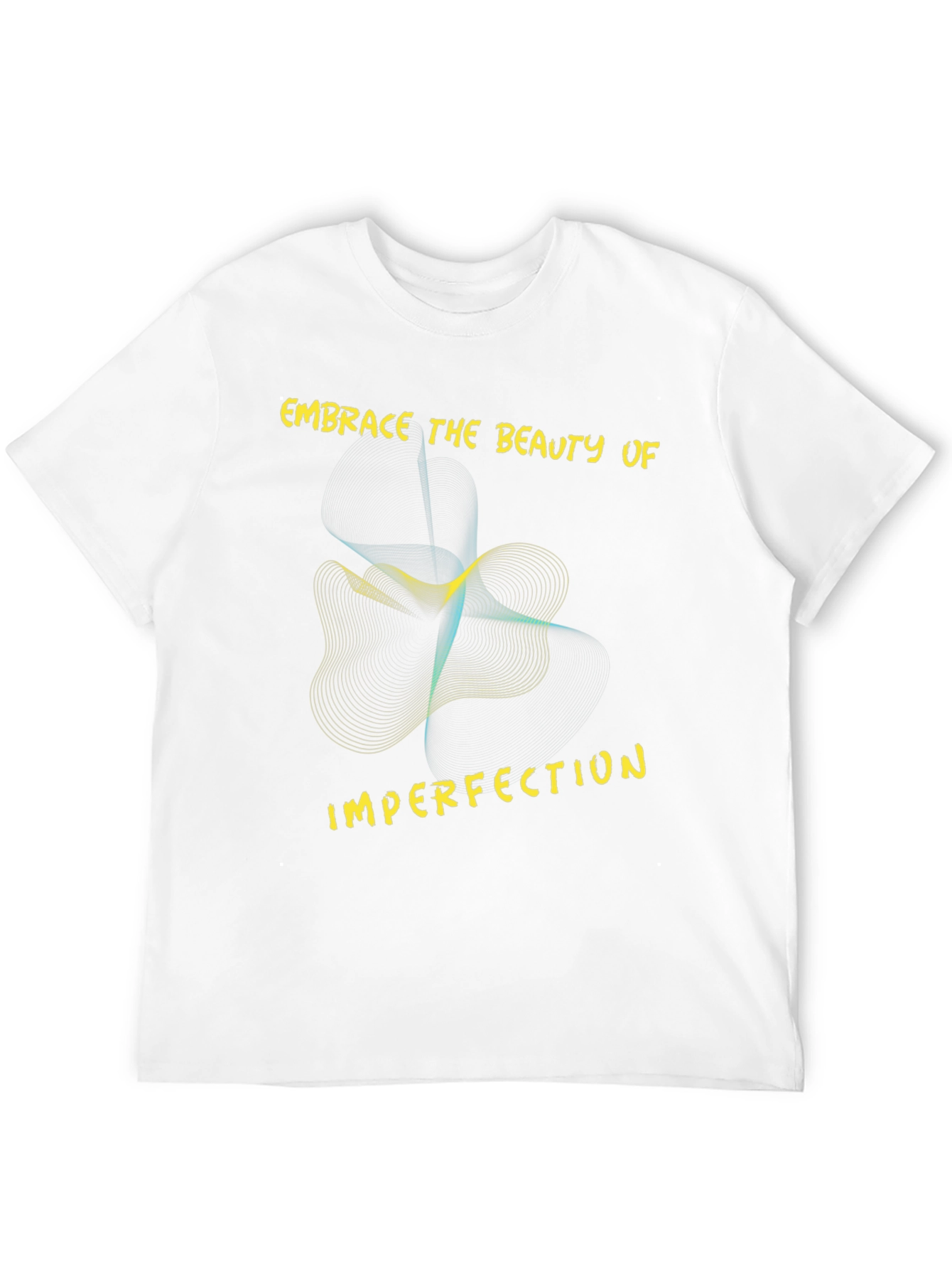 Black Embrace Imperfection Graphic Tee view 12
