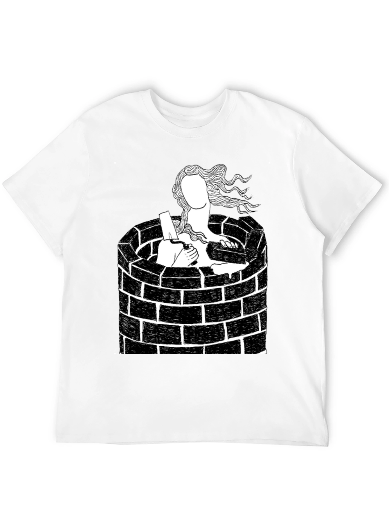 Black Well Maiden Black Graphic Tee view 12