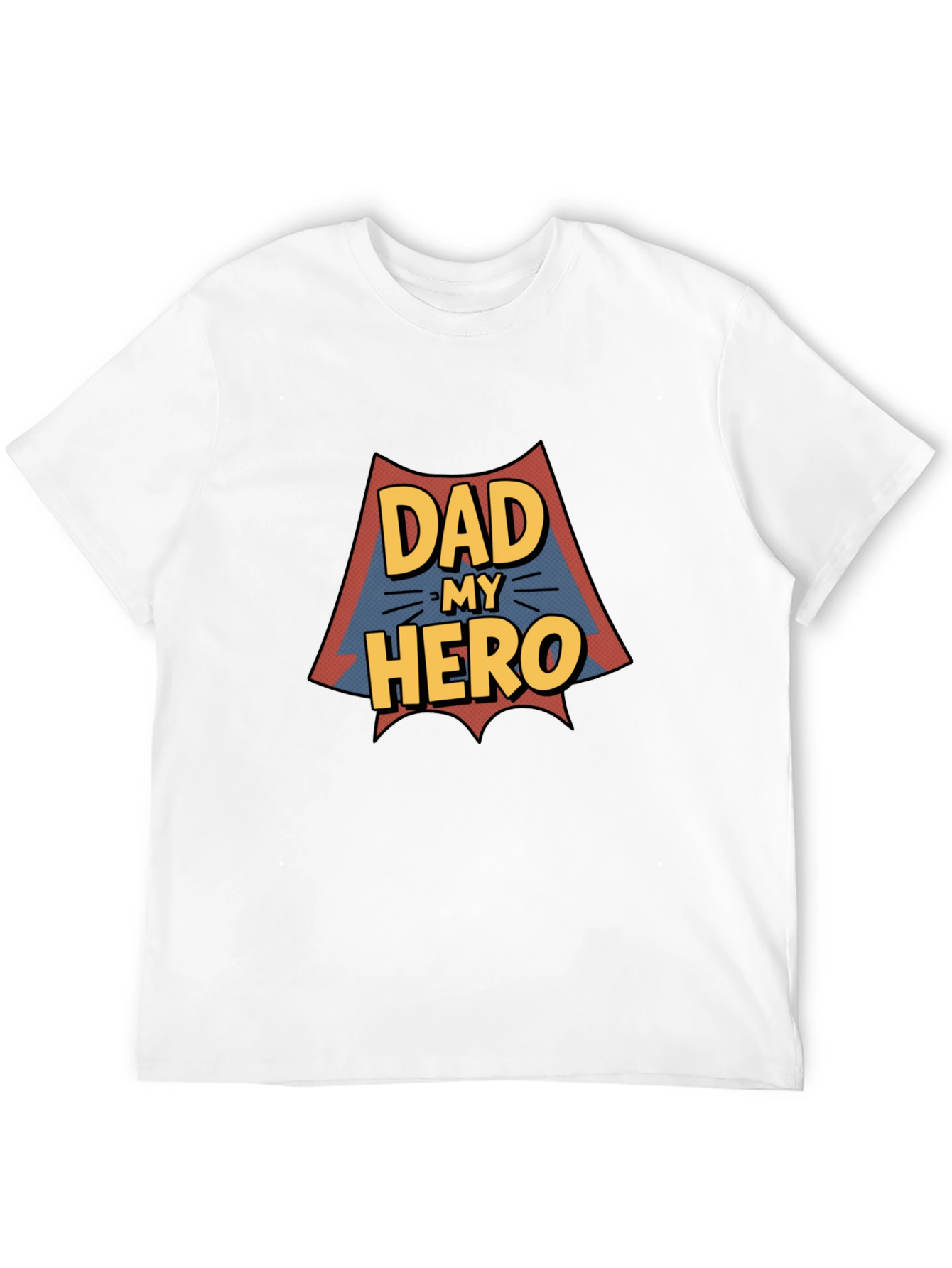 Dad My Hero Graphic Print T-Shirt - 12