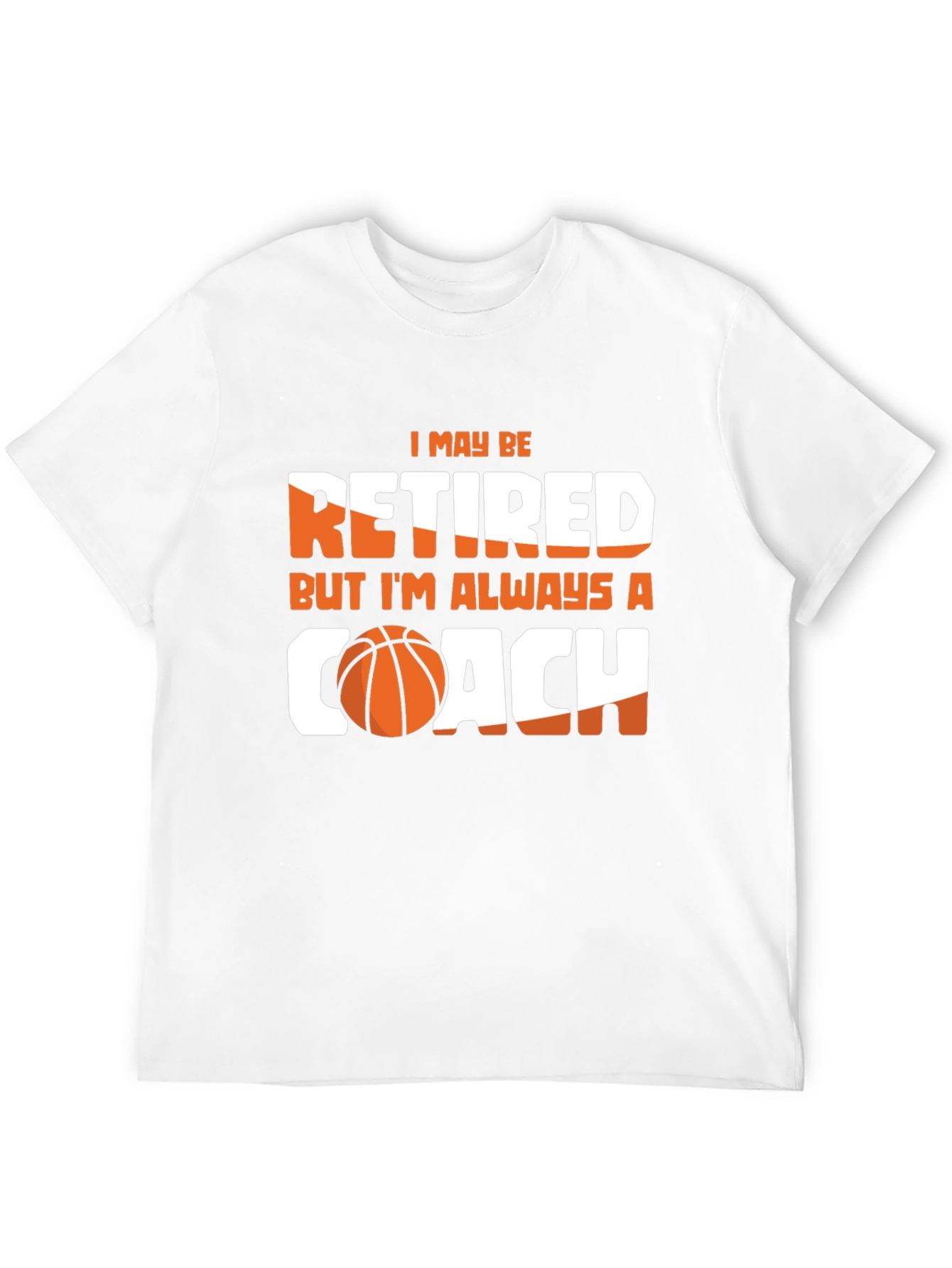 Black Retired But Always A Coach T-Shirt - Basketball Lover Tee view 12