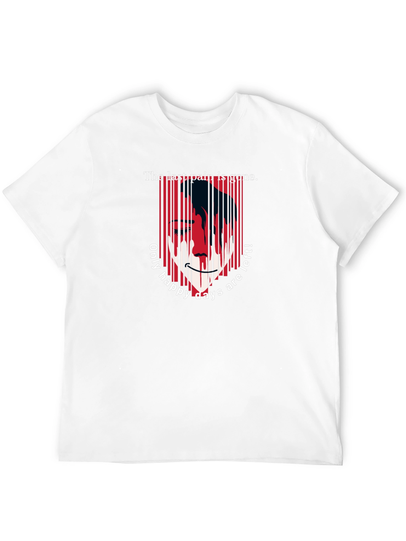 Black The Last Pain Is Gone Graphic T-Shirt view 12