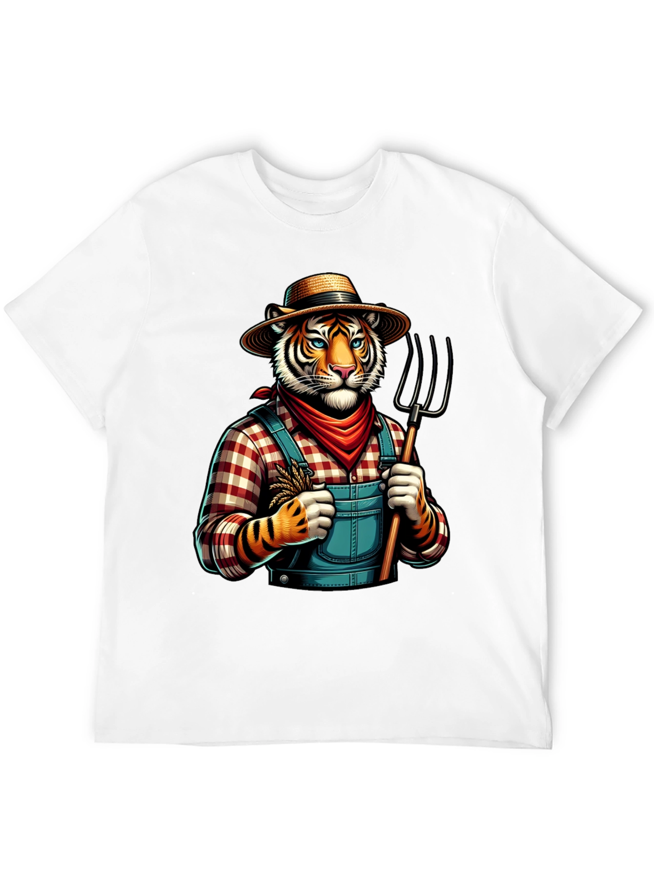 Black Tiger Farmer Graphic Tee view 12