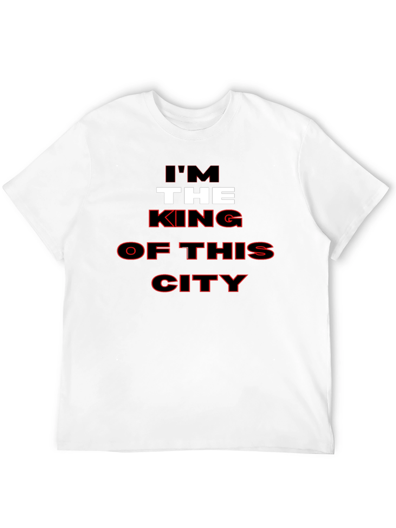 Black I'm The King of This City Black T-Shirt view 12