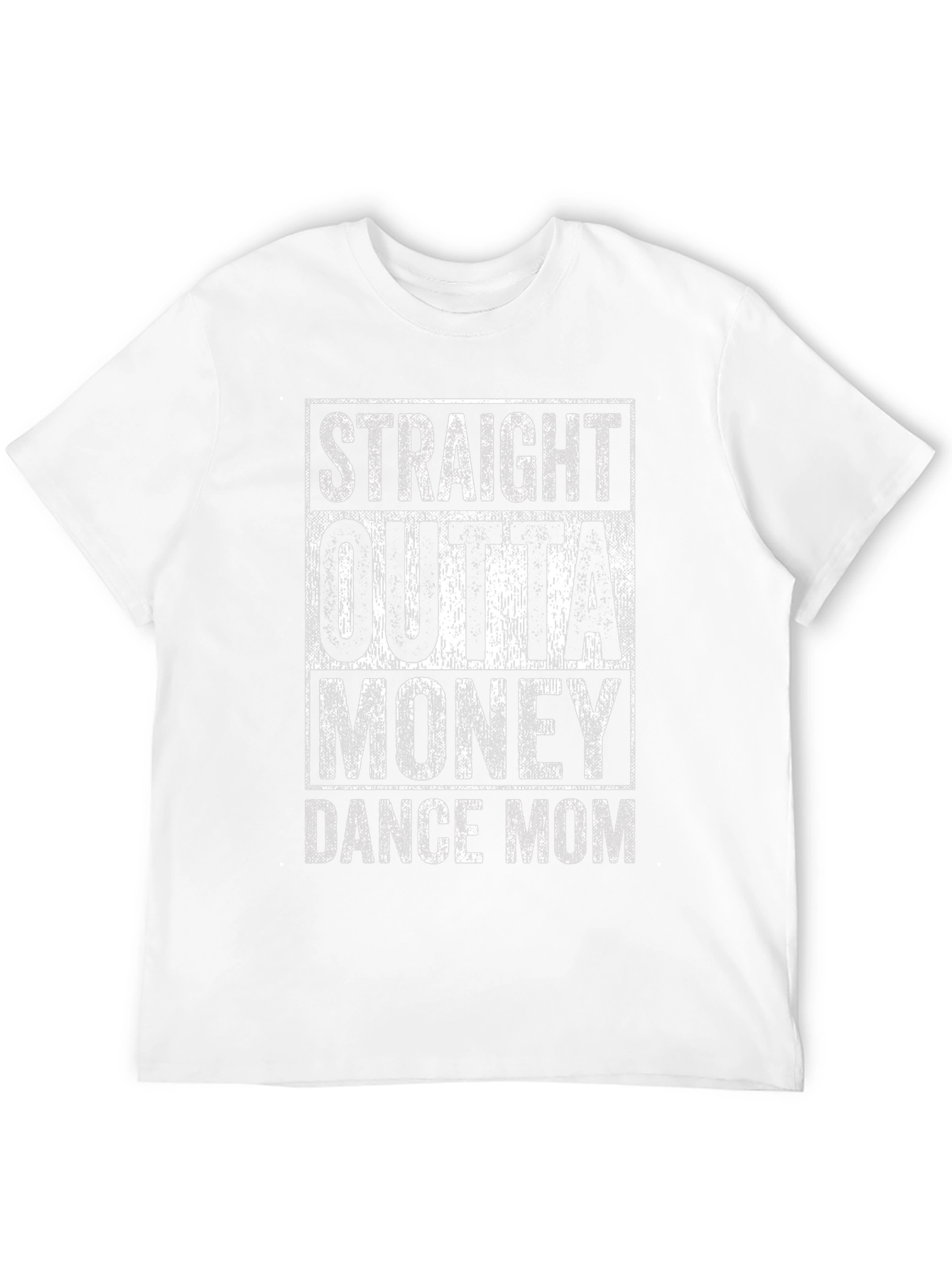 Black Straight Outta Money Dance Mom Graphic T-Shirt view 12