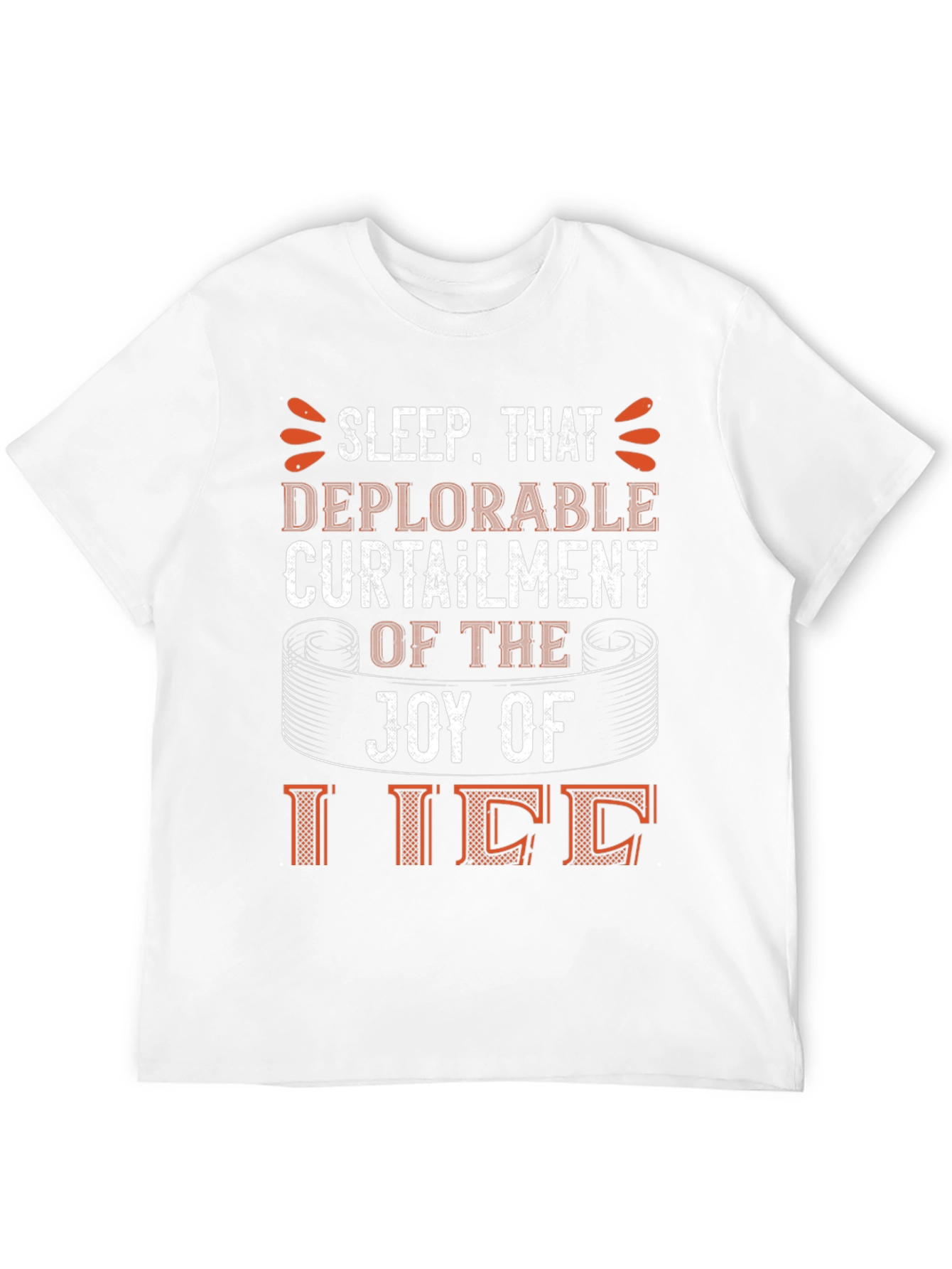 Black Sleep Deprivation Humor T-Shirt view 12