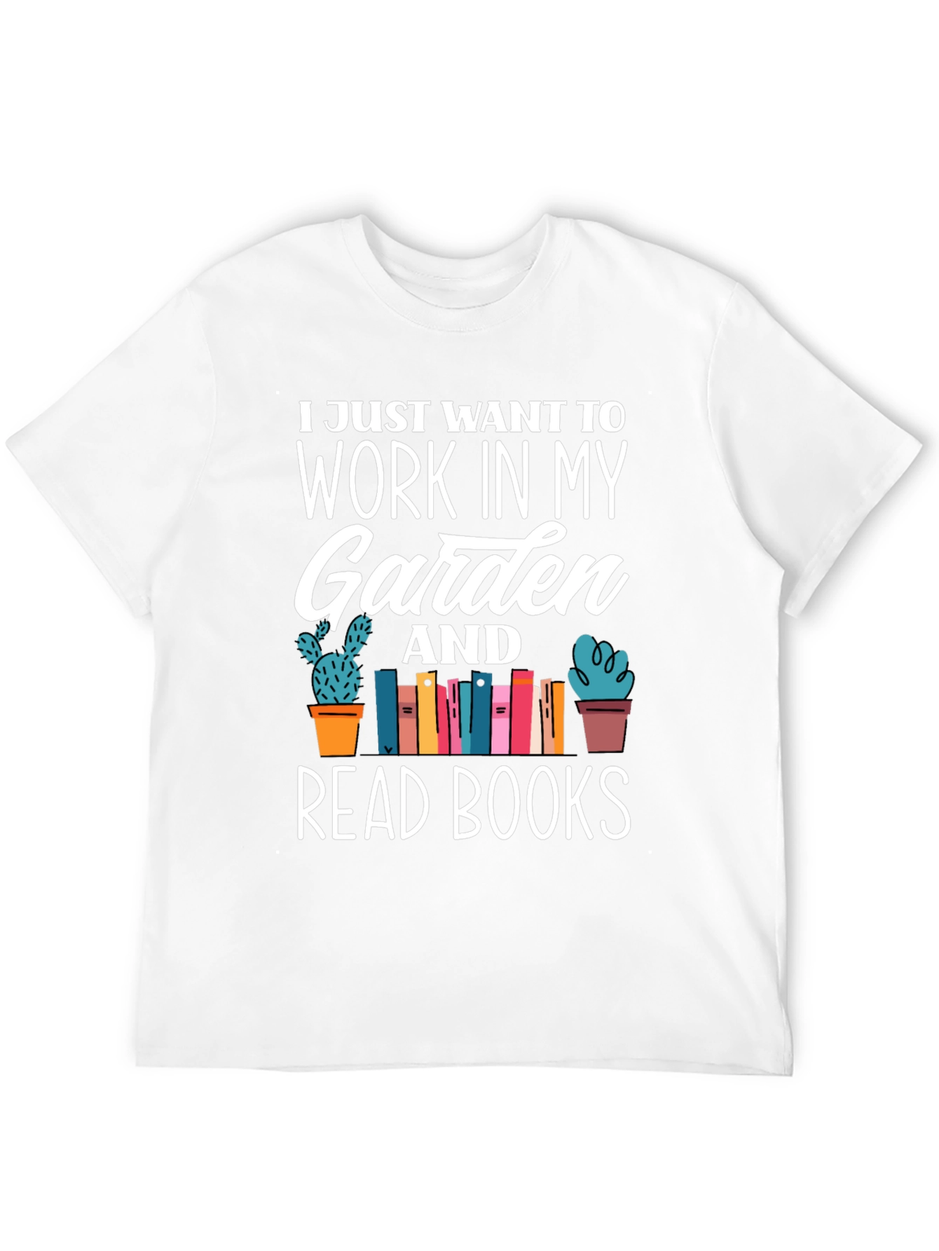 Black Gardening & Reading T-Shirt - Work In My Garden view 12