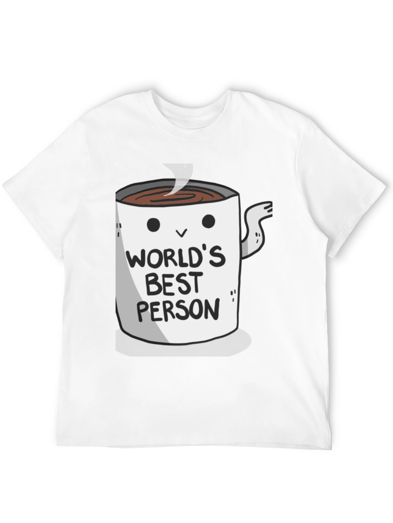 Black World's Best Person Coffee Mug Graphic T-Shirt view 12