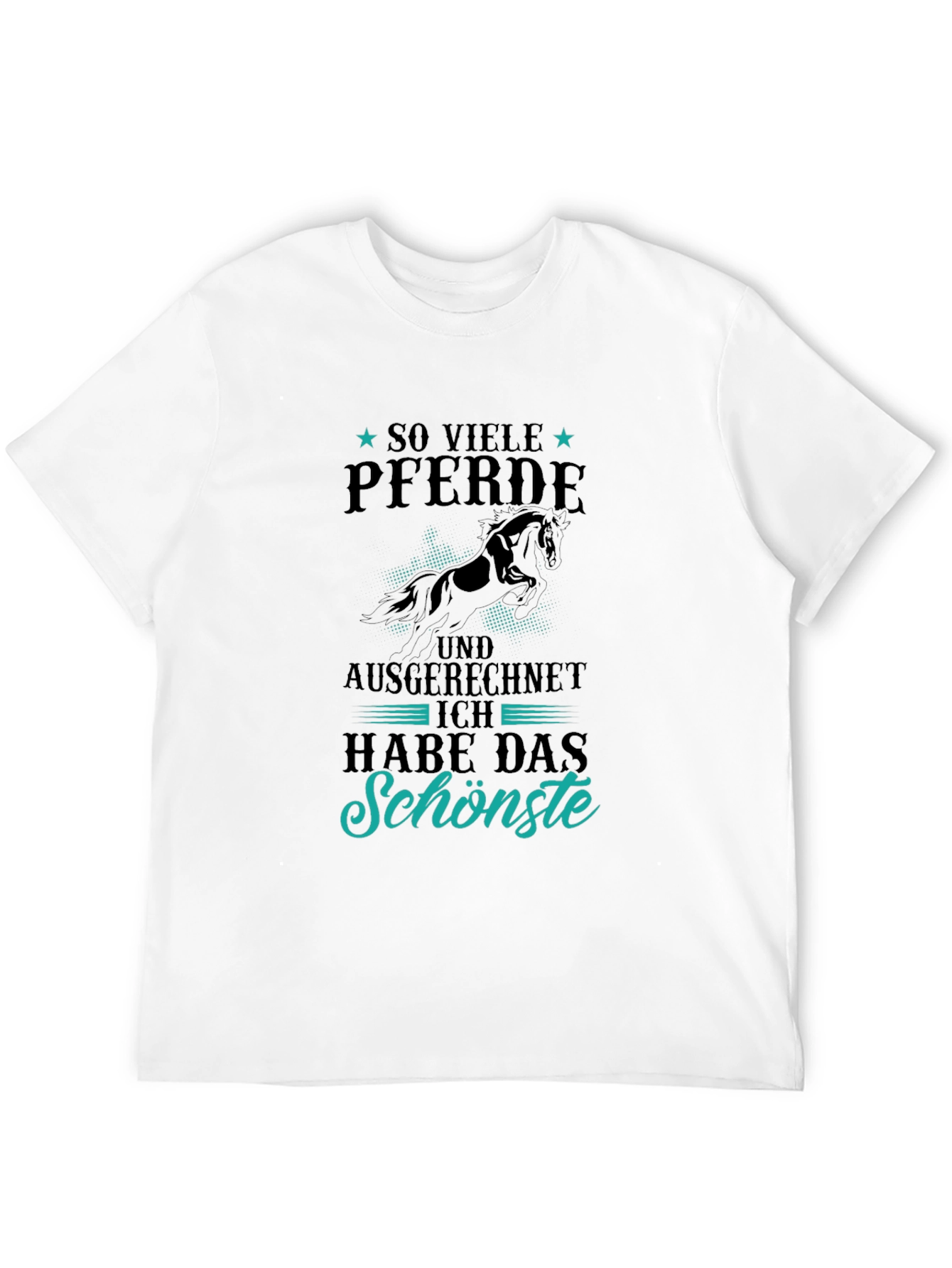 Black Horse Lover T-Shirt: So Viele Pferde, Schönste view 12