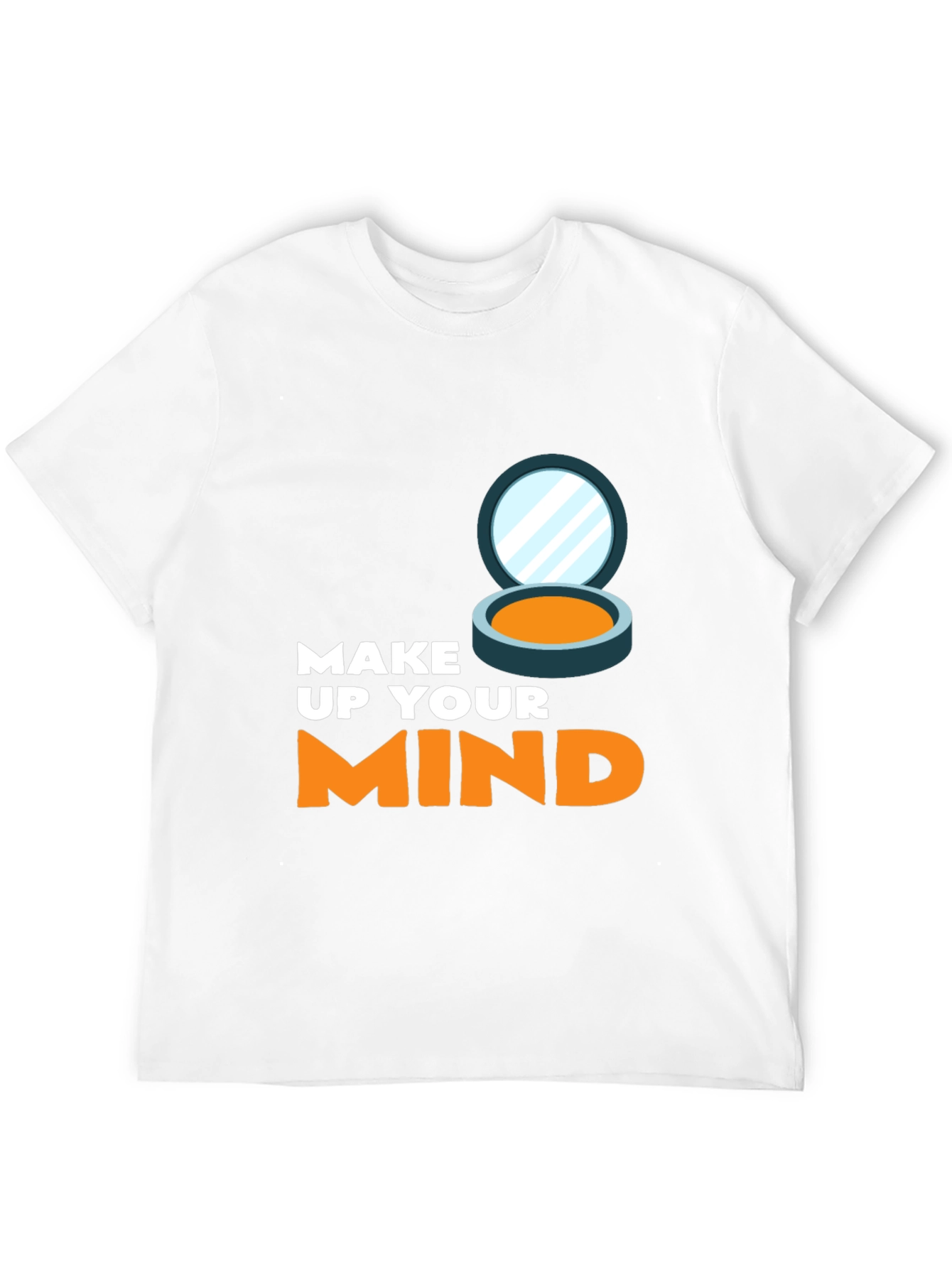 Black Make Up Your Mind Graphic Tee view 12