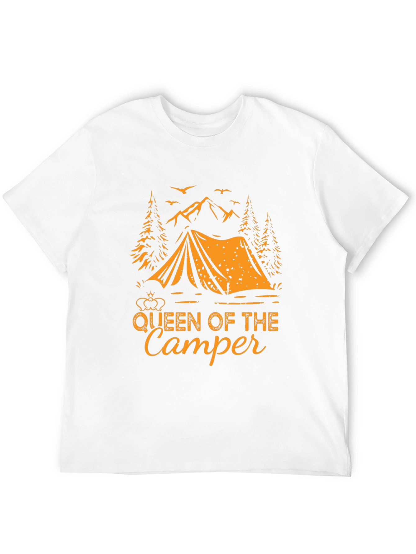 Black Queen of the Camper Graphic T-Shirt view 12