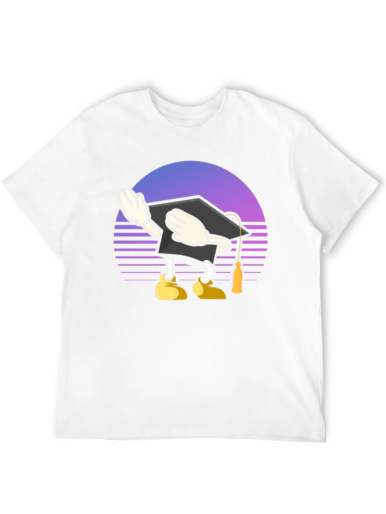 Black Graduation Dabbing T-Shirt - Retro Style view 12