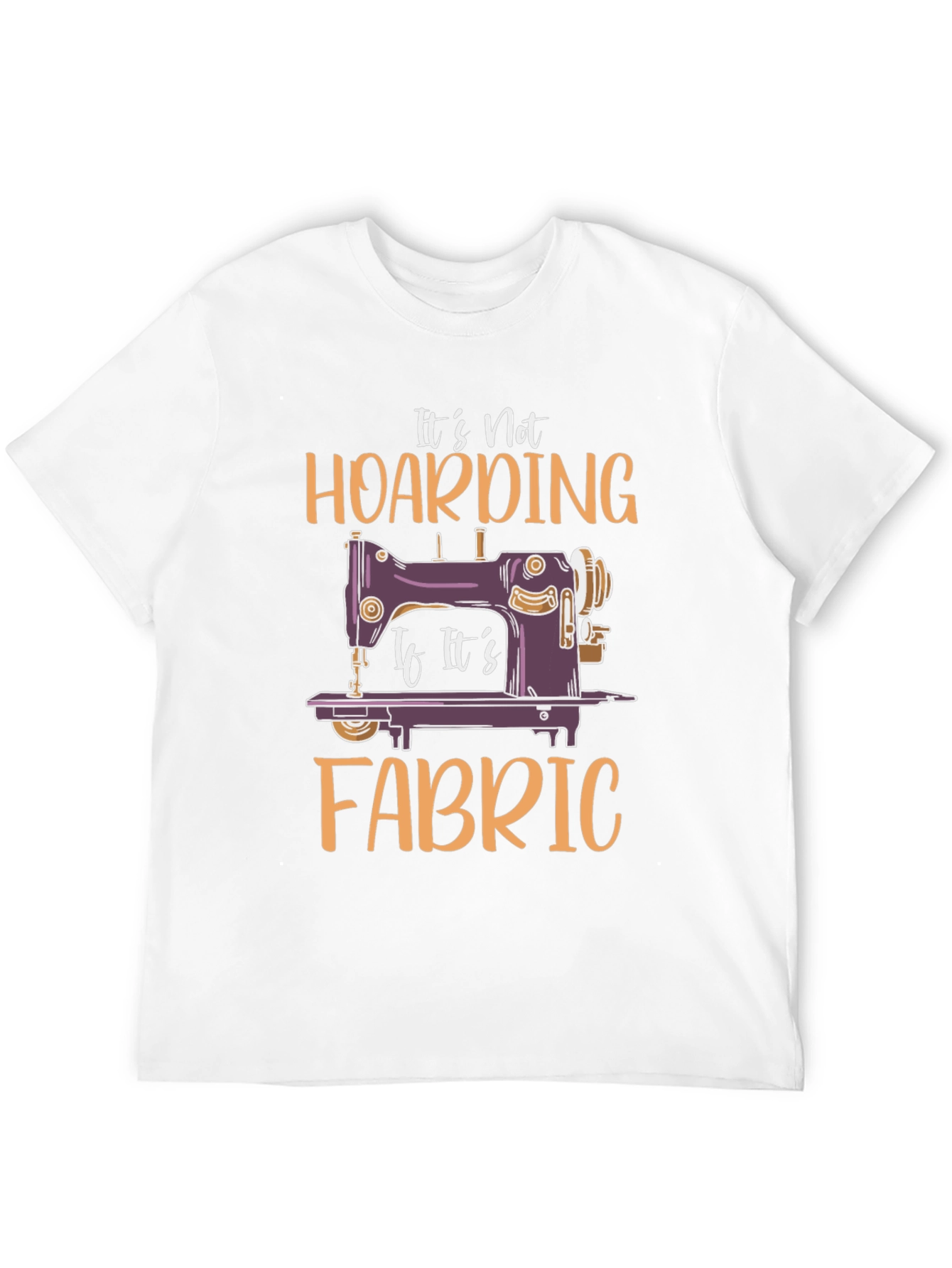 Black It's Not Hoarding Fabric T-Shirt view 12