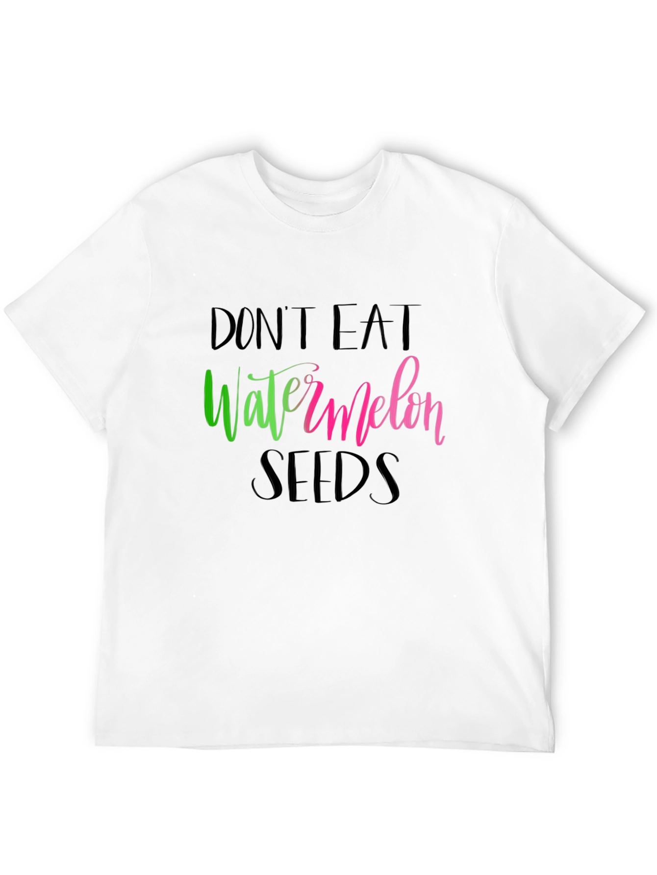 Black Don't Eat Watermelon Seeds Graphic Tee view 12
