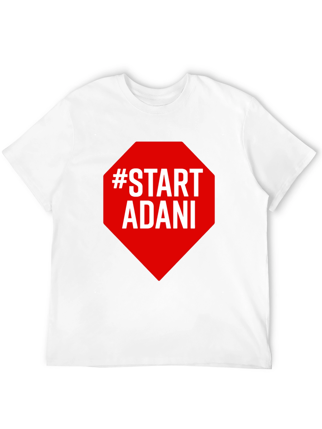 Black Start Adani Black Graphic Tee - Trendy Slogan T-Shirt view 12