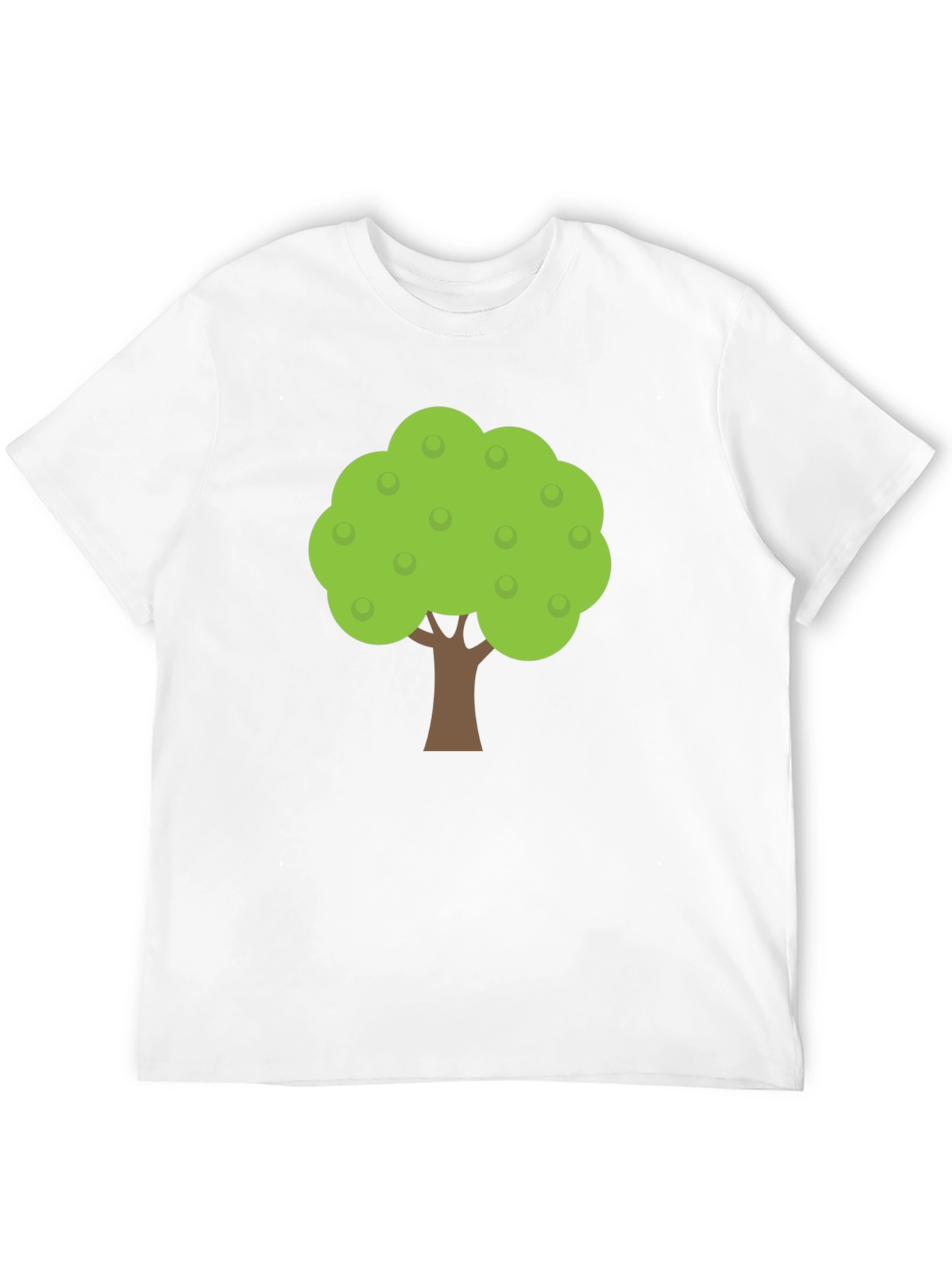 Black Cartoon Tree Graphic Black T-Shirt view 12