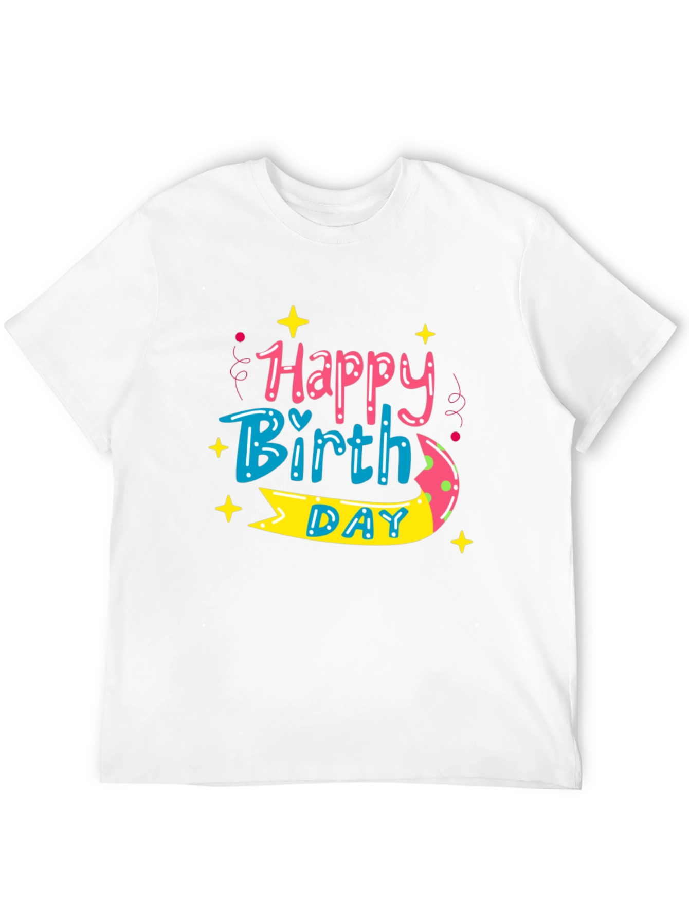 Happy Birthday Graphic Tee - Stylish Celebration Shirt - 12