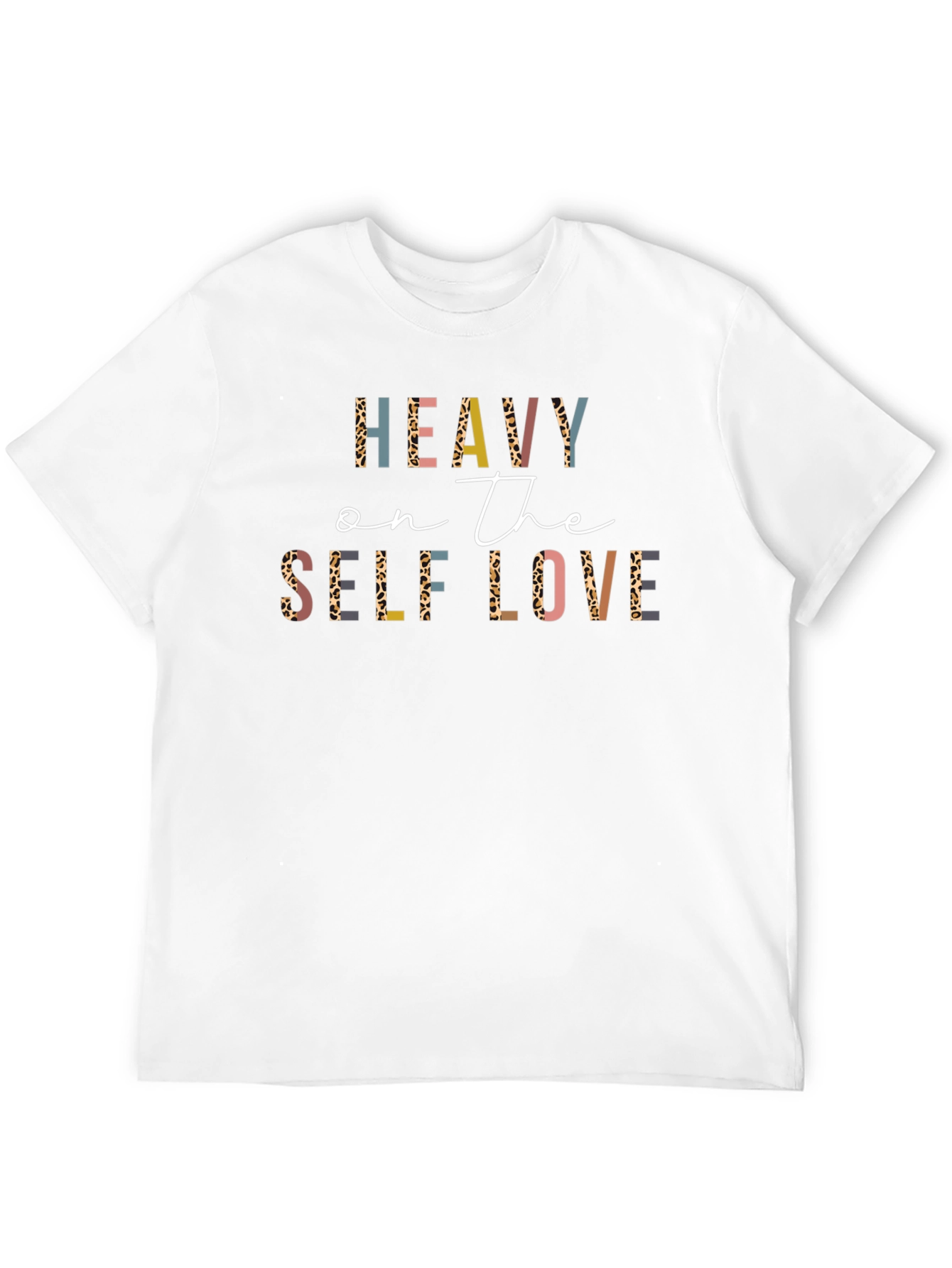 Black Heavy on the Self Love Graphic T-Shirt view 12