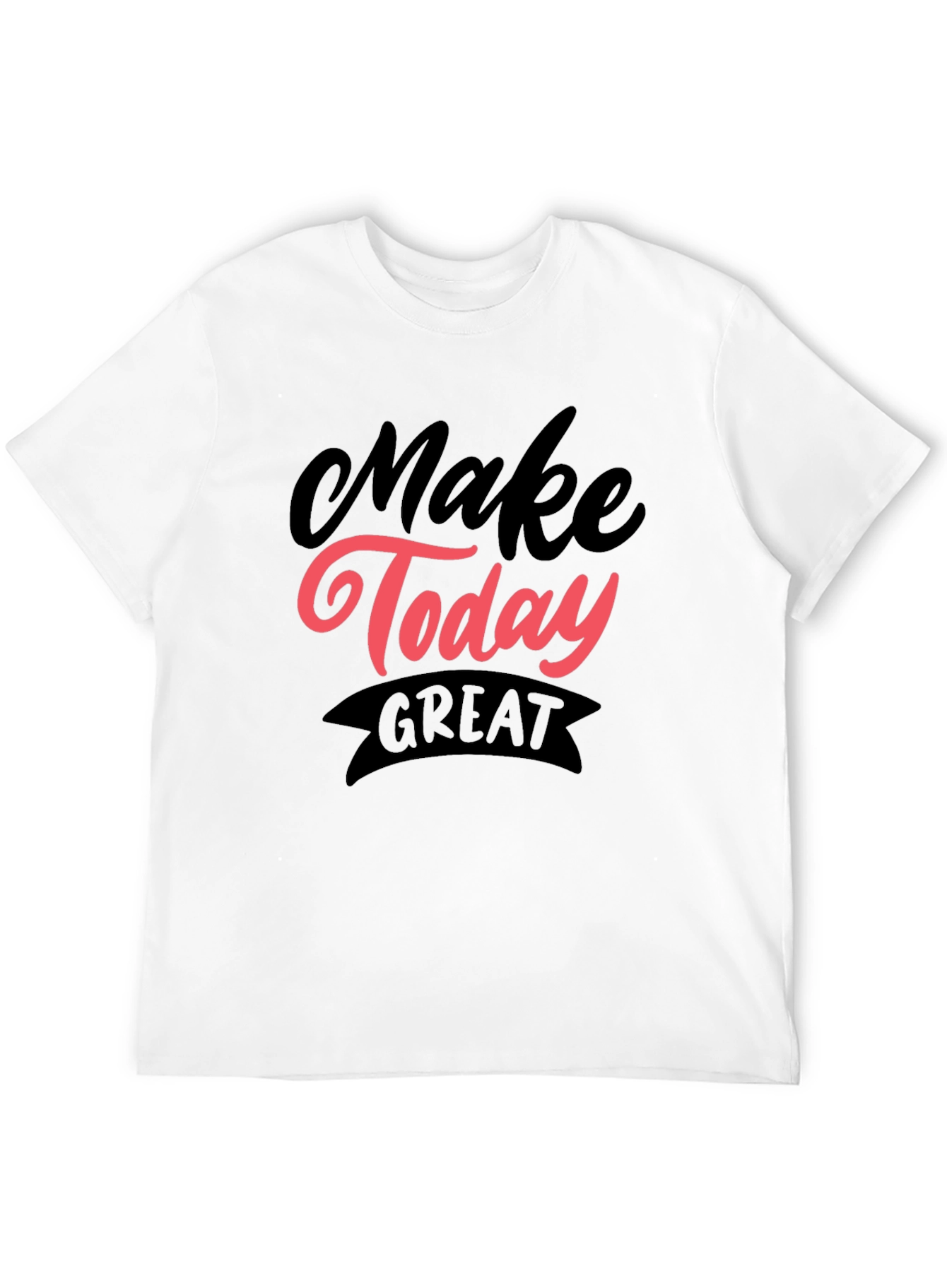 Black Make Today Great Graphic Tee - Black view 12