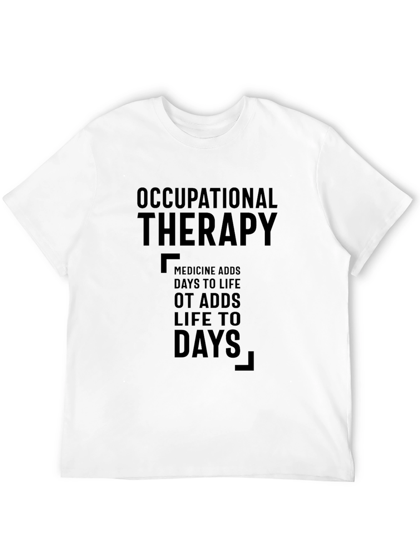 Black Occupational Therapy Black Graphic T-Shirt view 12