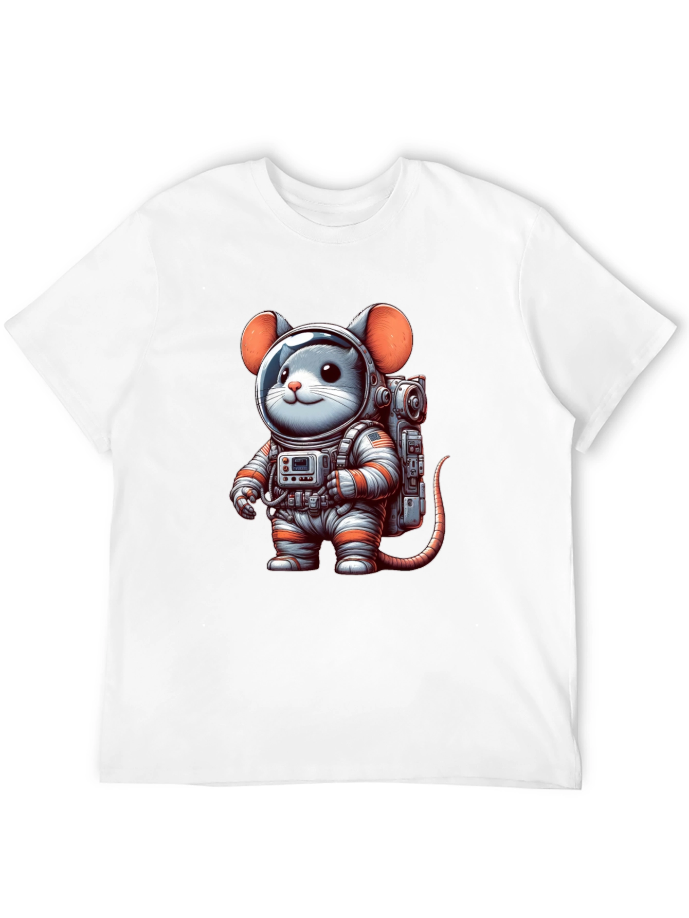 Black Mouse Astronaut T-Shirt - Space Explorers view 12