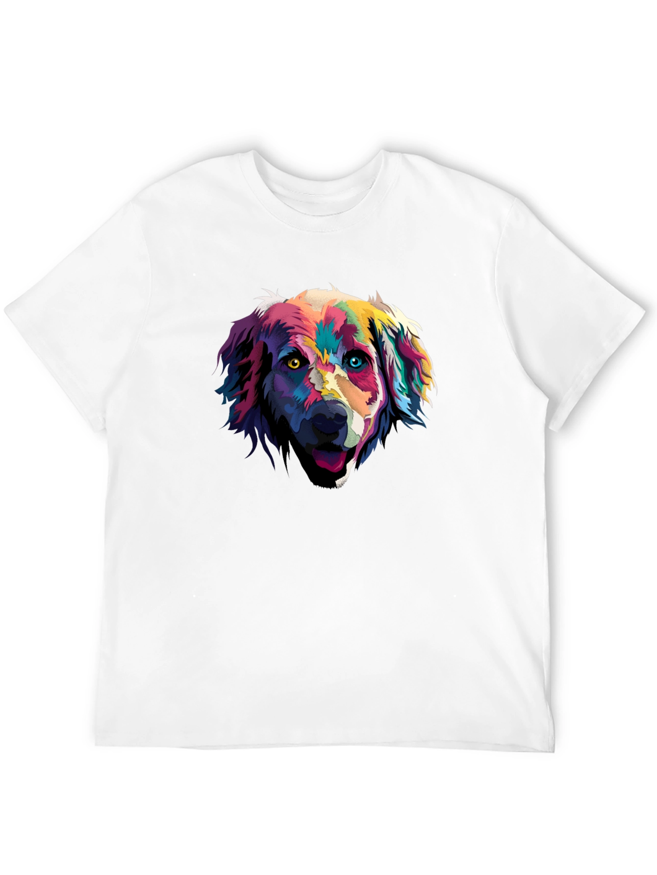 Black Dog Art Graphic Tee - Men's Black T-Shirt view 12