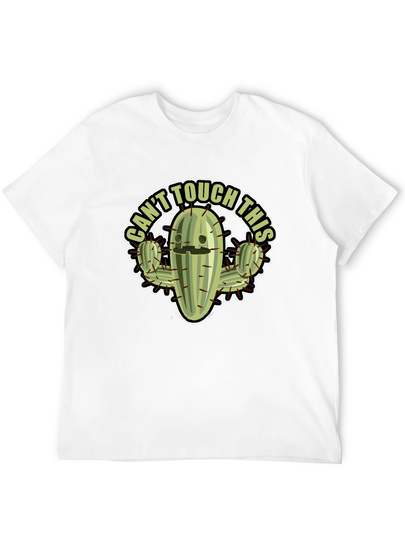 Black Can't Touch This Cactus Graphic Tee view 12