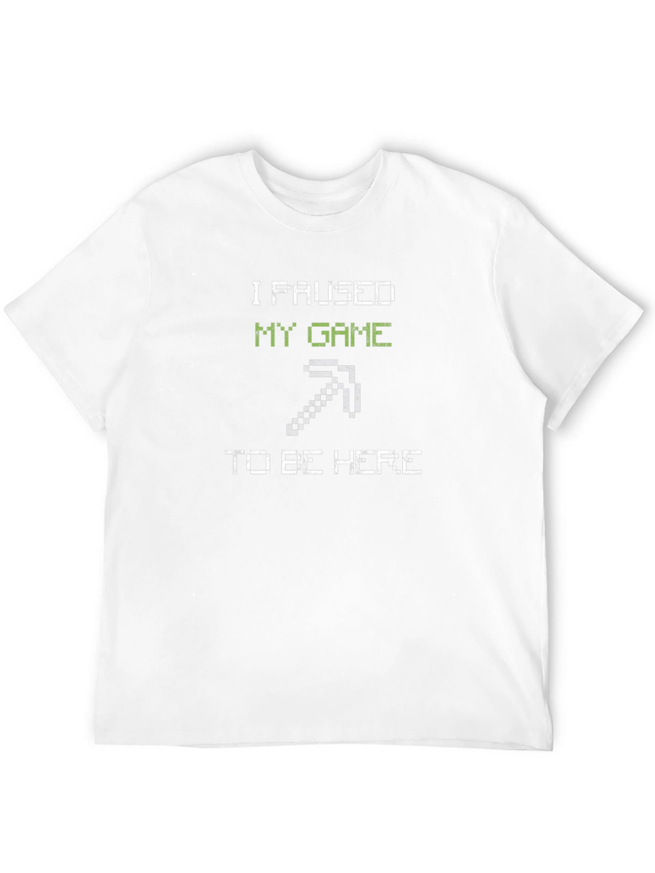 Black I Paused My Game Funny Gamer T-Shirt view 12